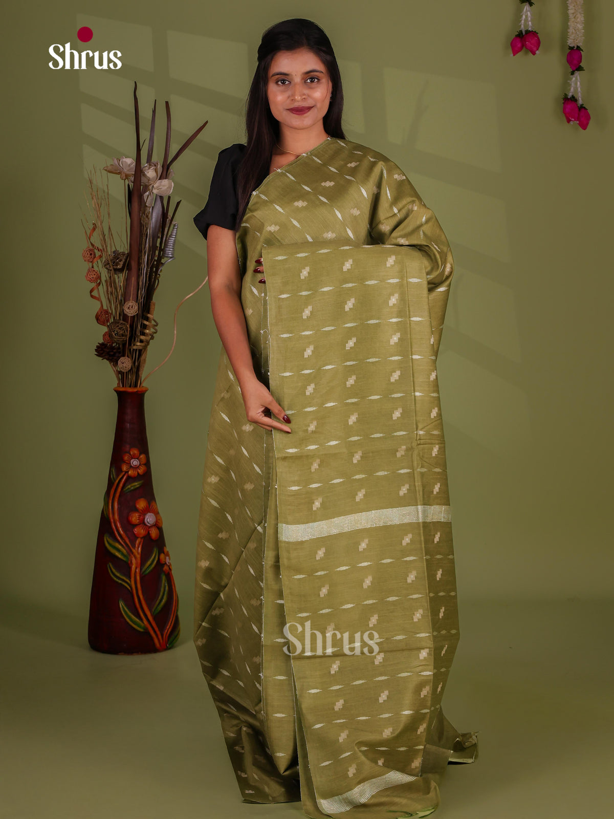 Semi Tussar Saree - EJ13314