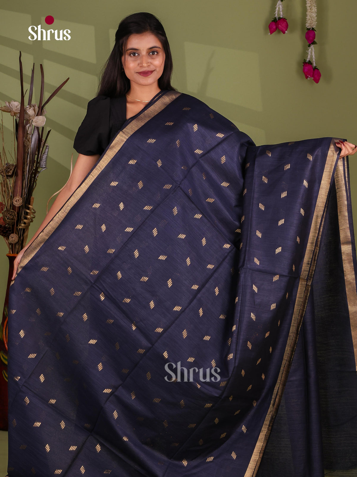 Zari Semi Tussar Saree - EJ13321