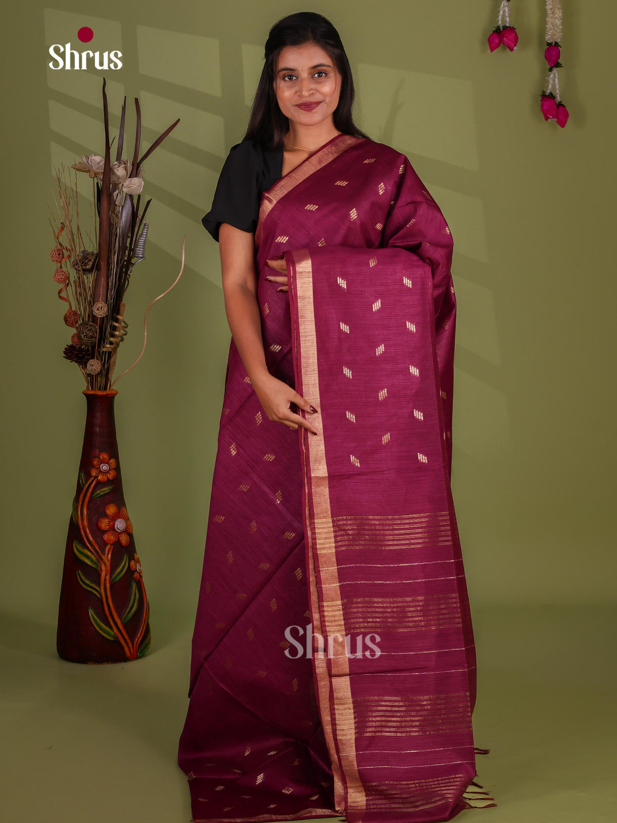 Zari Semi Tussar Saree - EJ13322