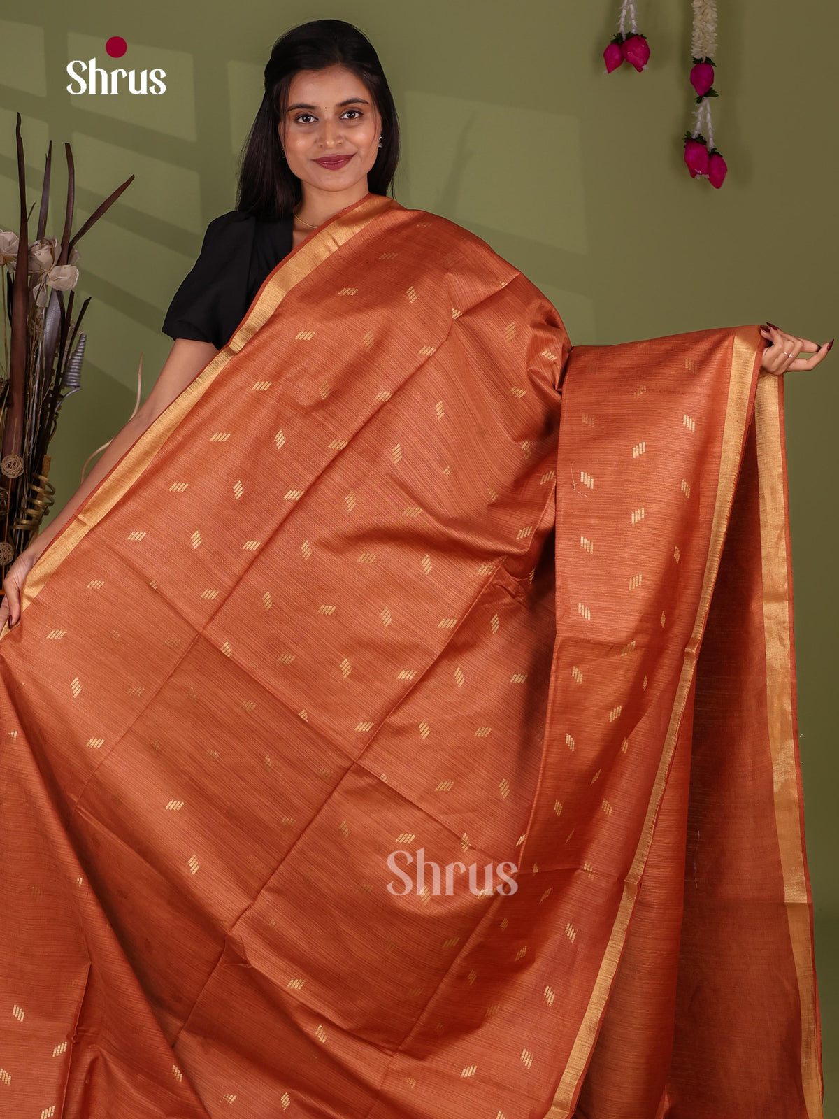 Zari Semi Tussar Saree - EJ13327