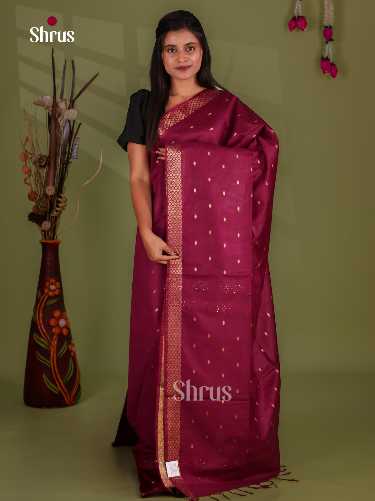 Zari Semi Tussar Saree - EJ13329