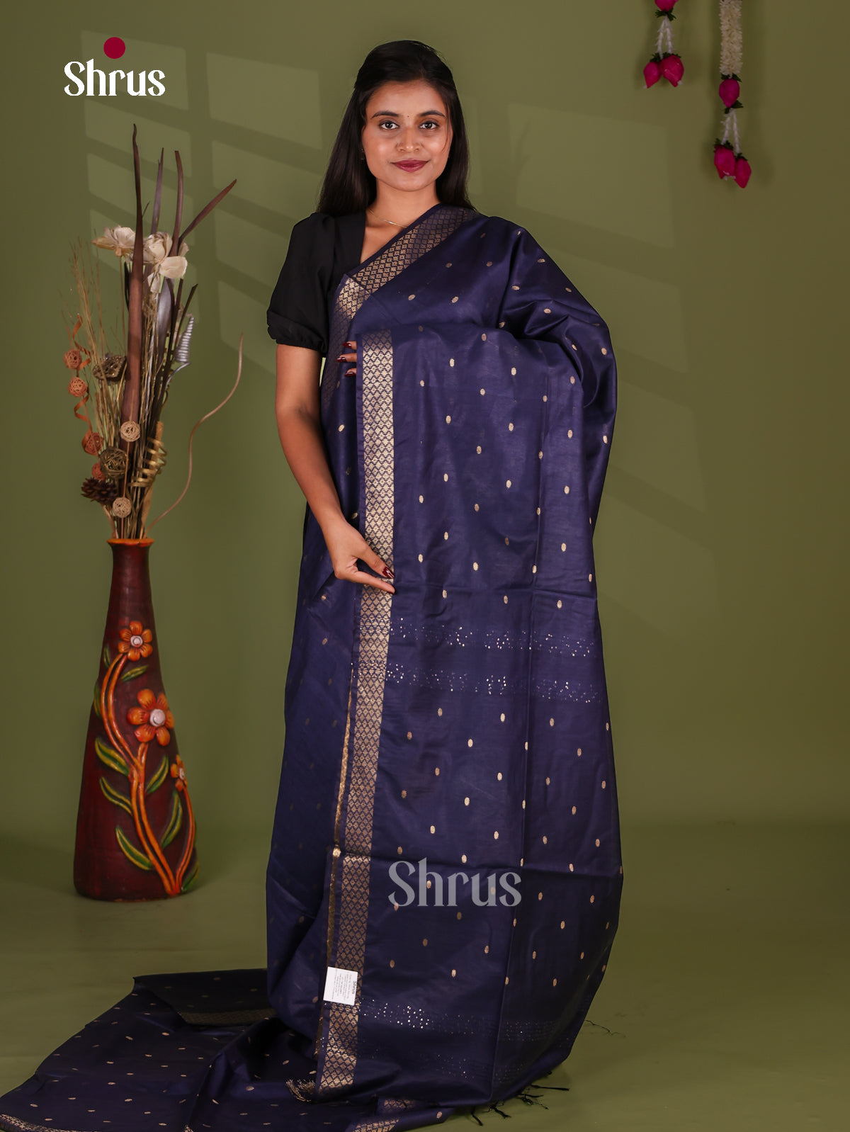 Zari Semi Tussar Saree - EJ13330
