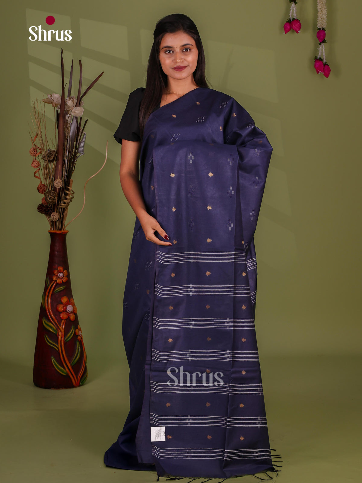 Semi Tussar Saree - EJ13337