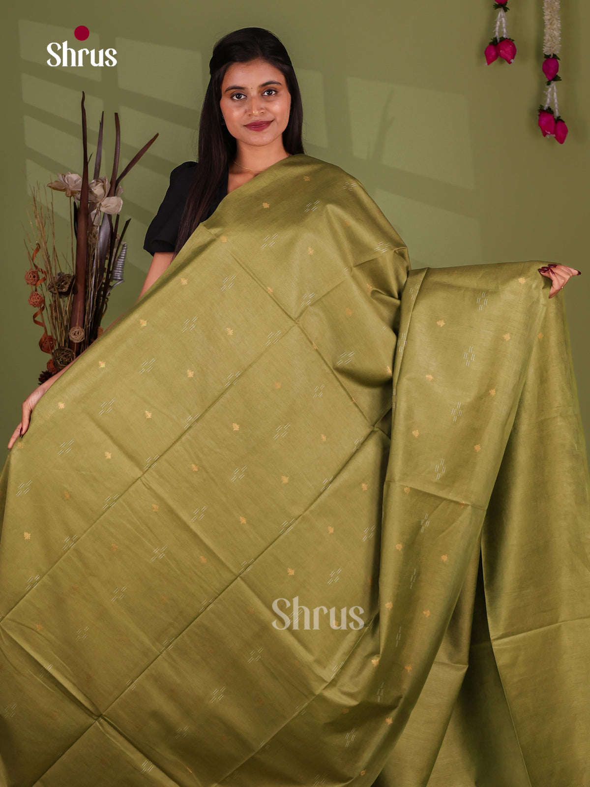 Semi Tussar Saree - EJ13338