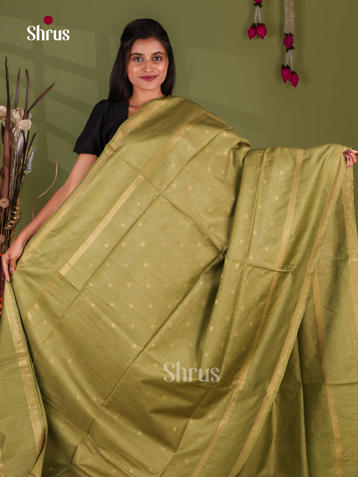 Zari Semi Tussar Saree - EJ13349