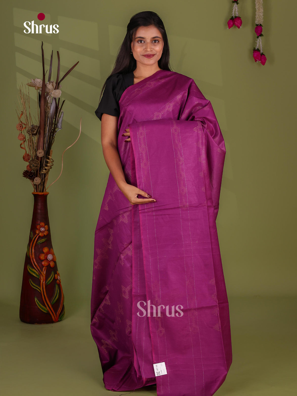 Zari Semi Tussar Saree - EJ13383
