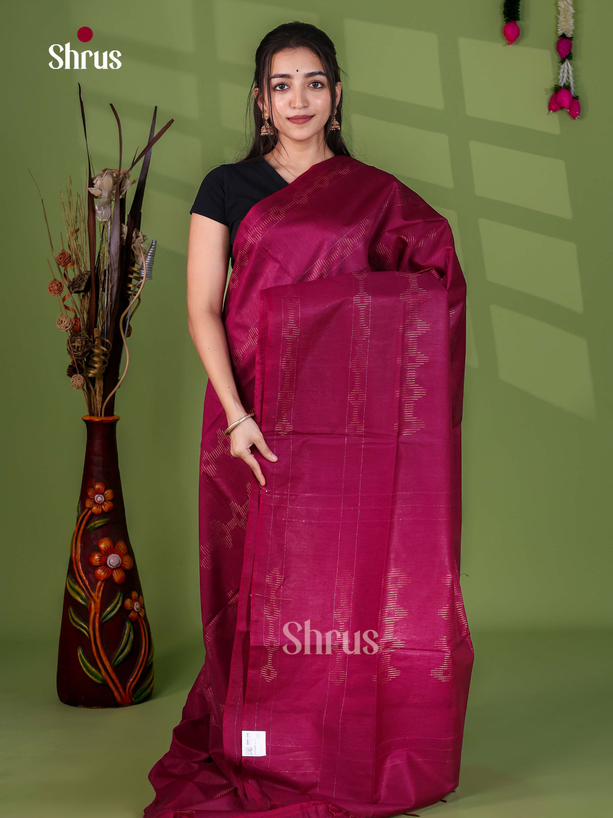 Zari Semi Tussar Saree - EJ13384