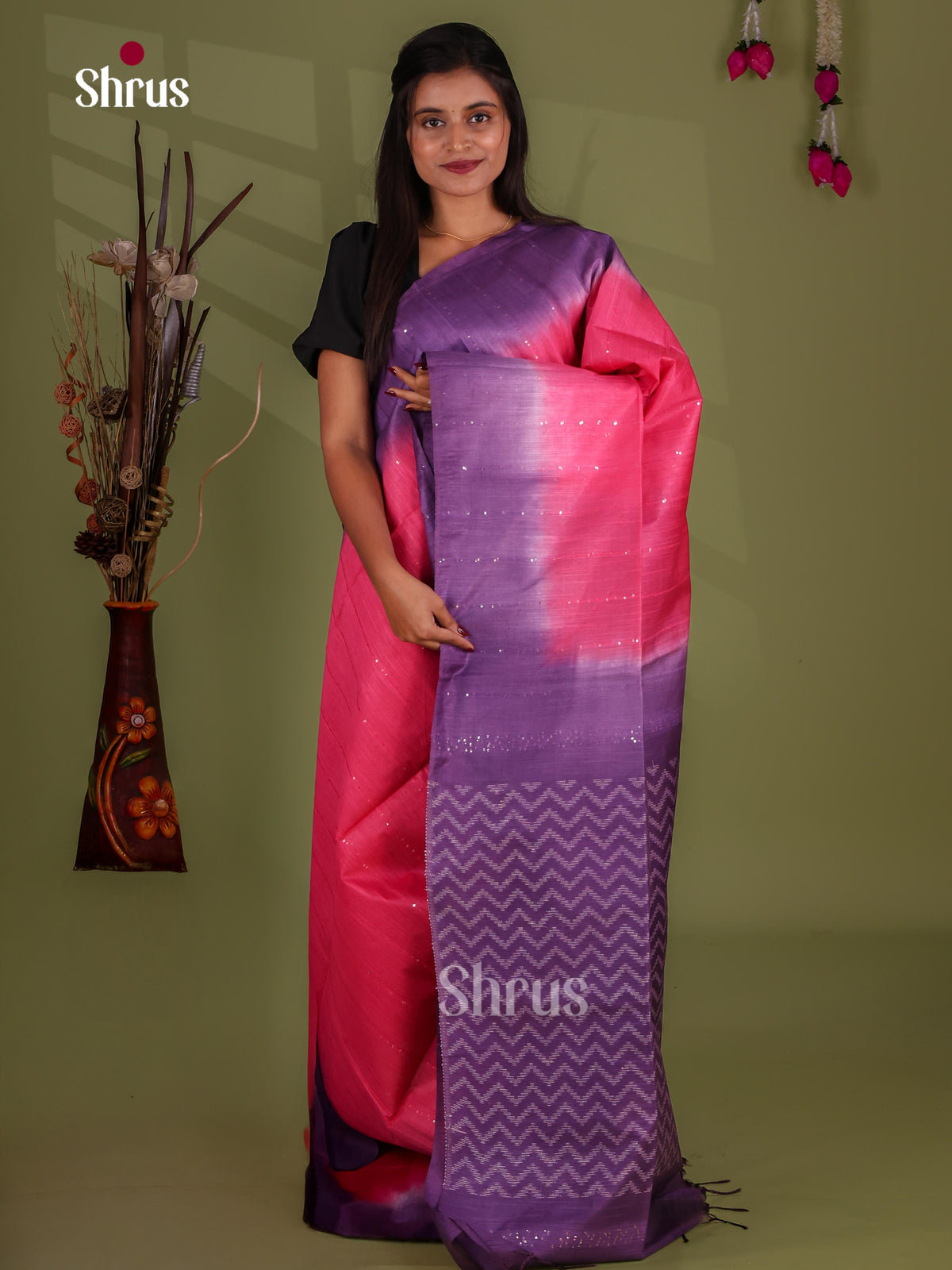 Zari Semi Tussar Saree - EJ13424