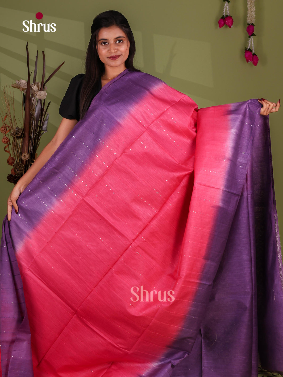 Zari Semi Tussar Saree - EJ13424