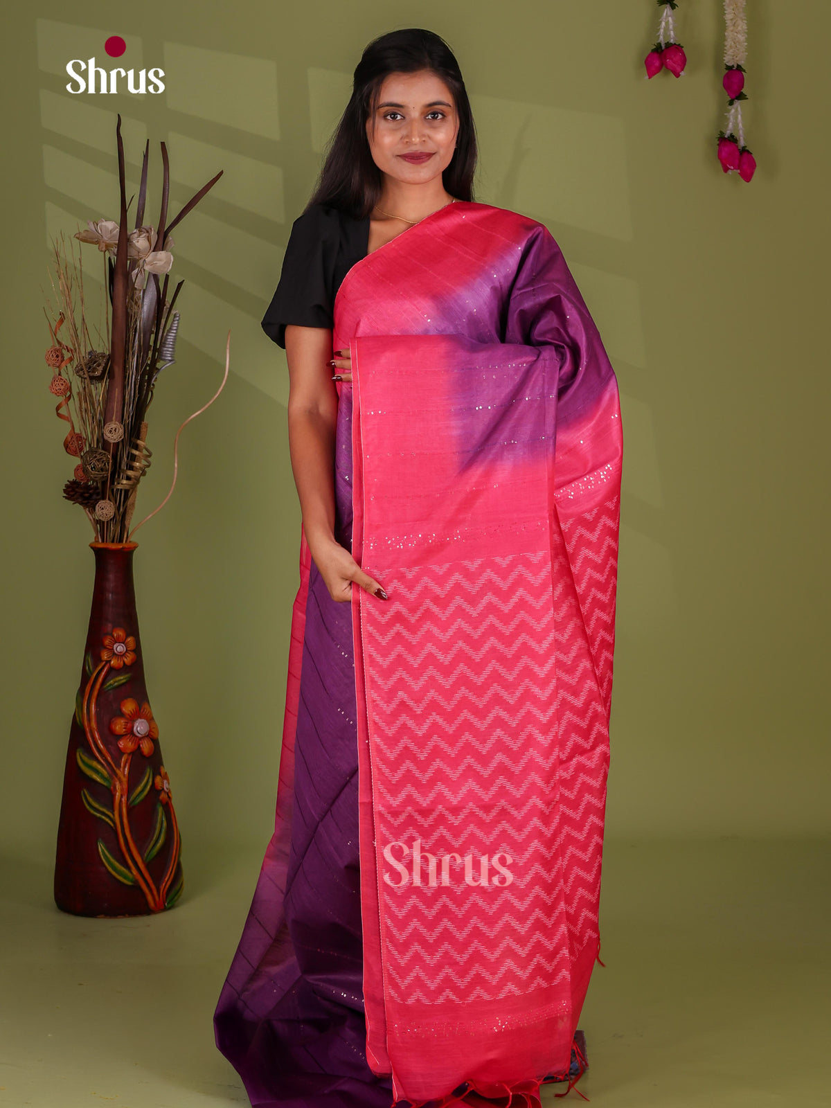 Zari Semi Tussar Saree - EJ13428