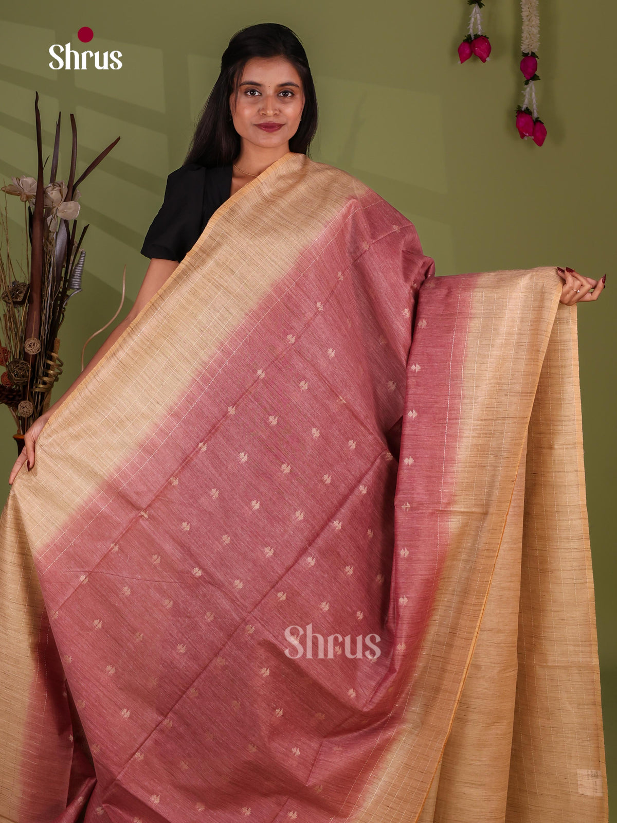 Zari Semi Tussar Saree - EJ13479