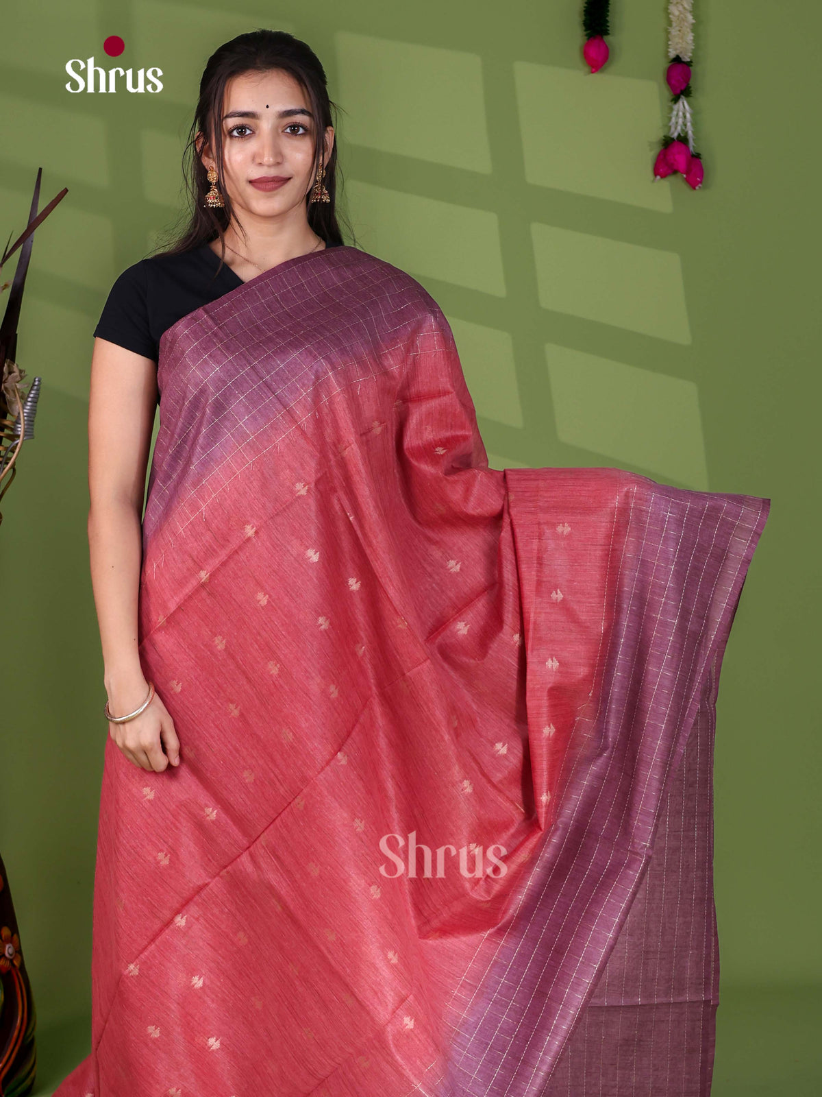 Zari Semi Tussar Saree - EJ13480