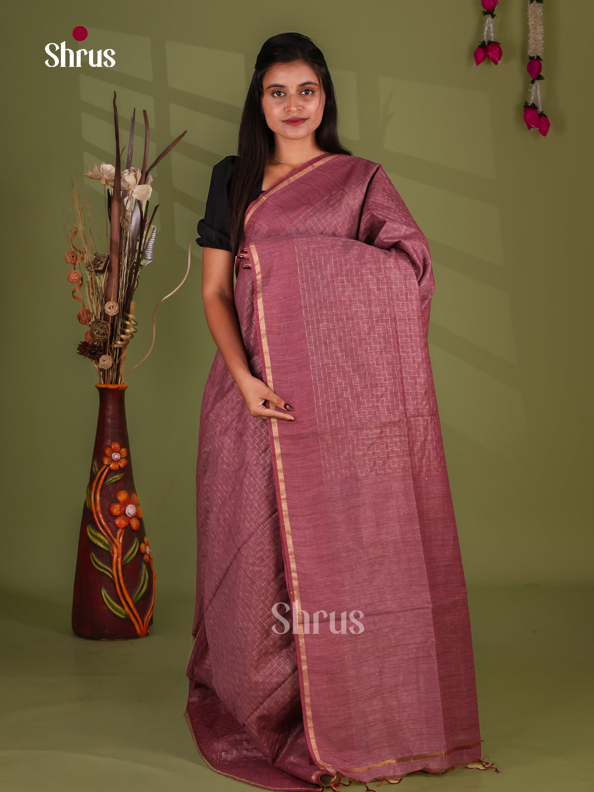 Zari Semi Tussar Saree - EJ13506