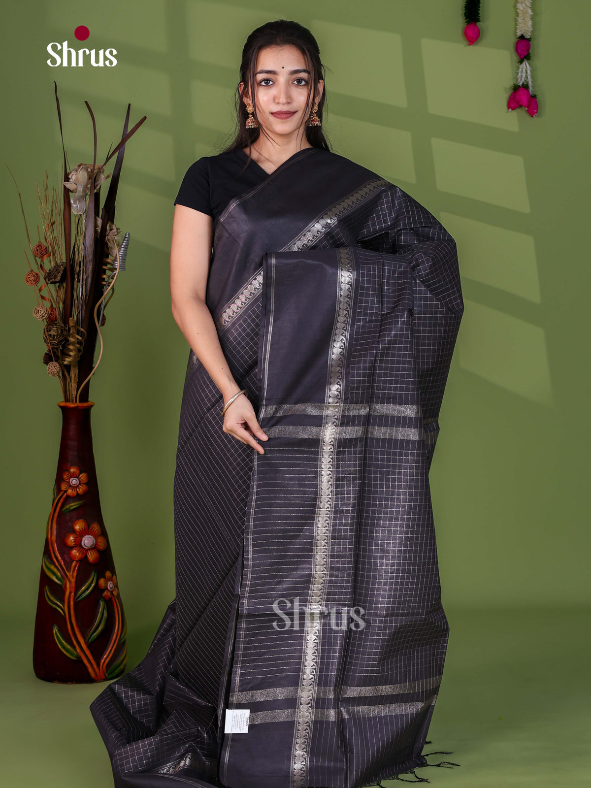Zari Semi Tussar Saree - EJ13531