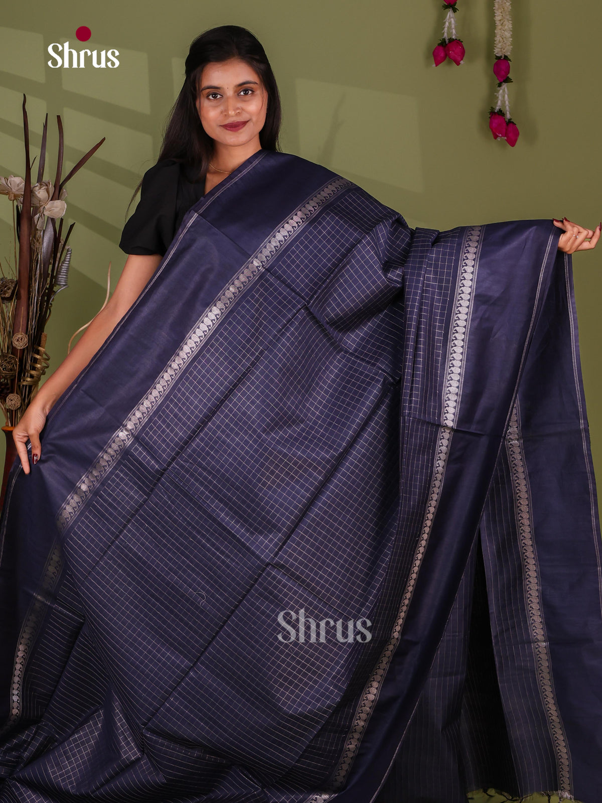 Zari Semi Tussar Saree - EJ13535