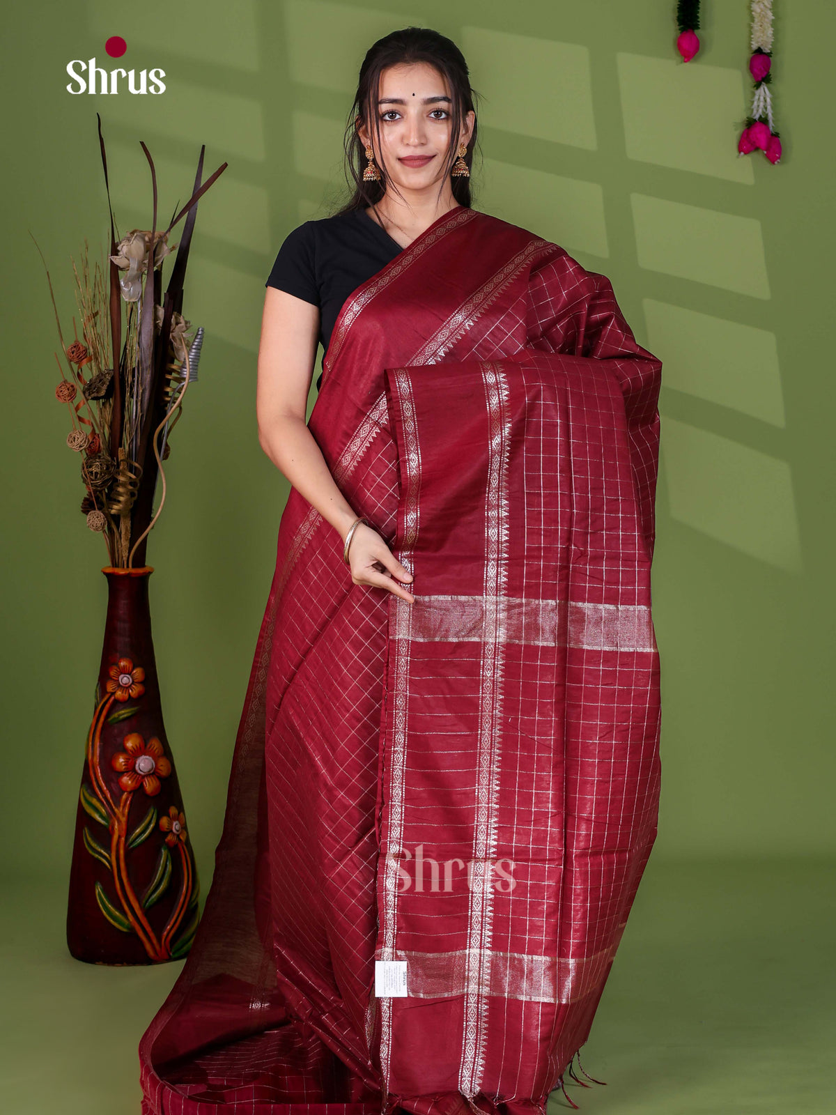 Zari Semi Tussar Saree - EJ13541