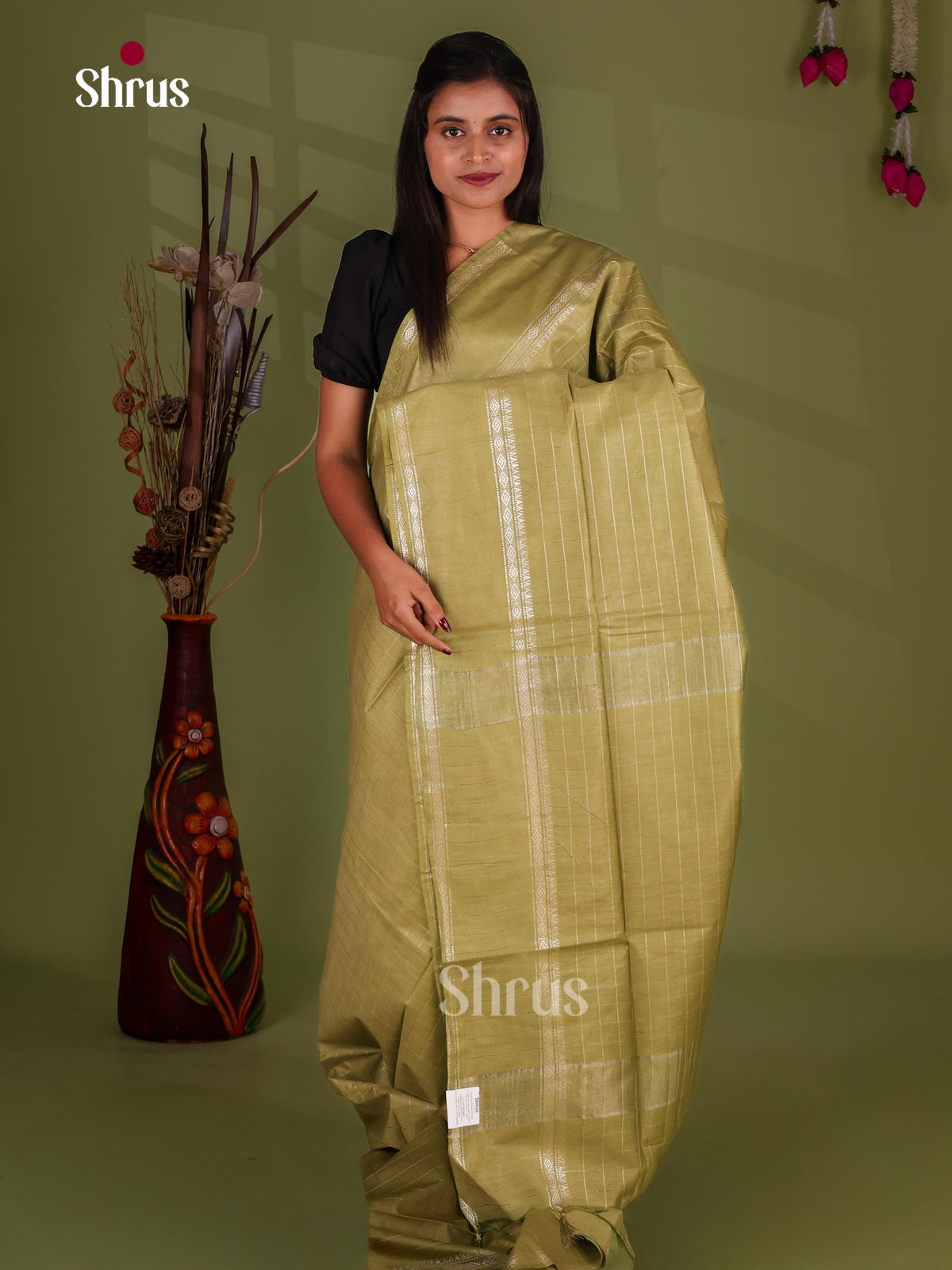 Zari Semi Tussar Saree - EJ13542