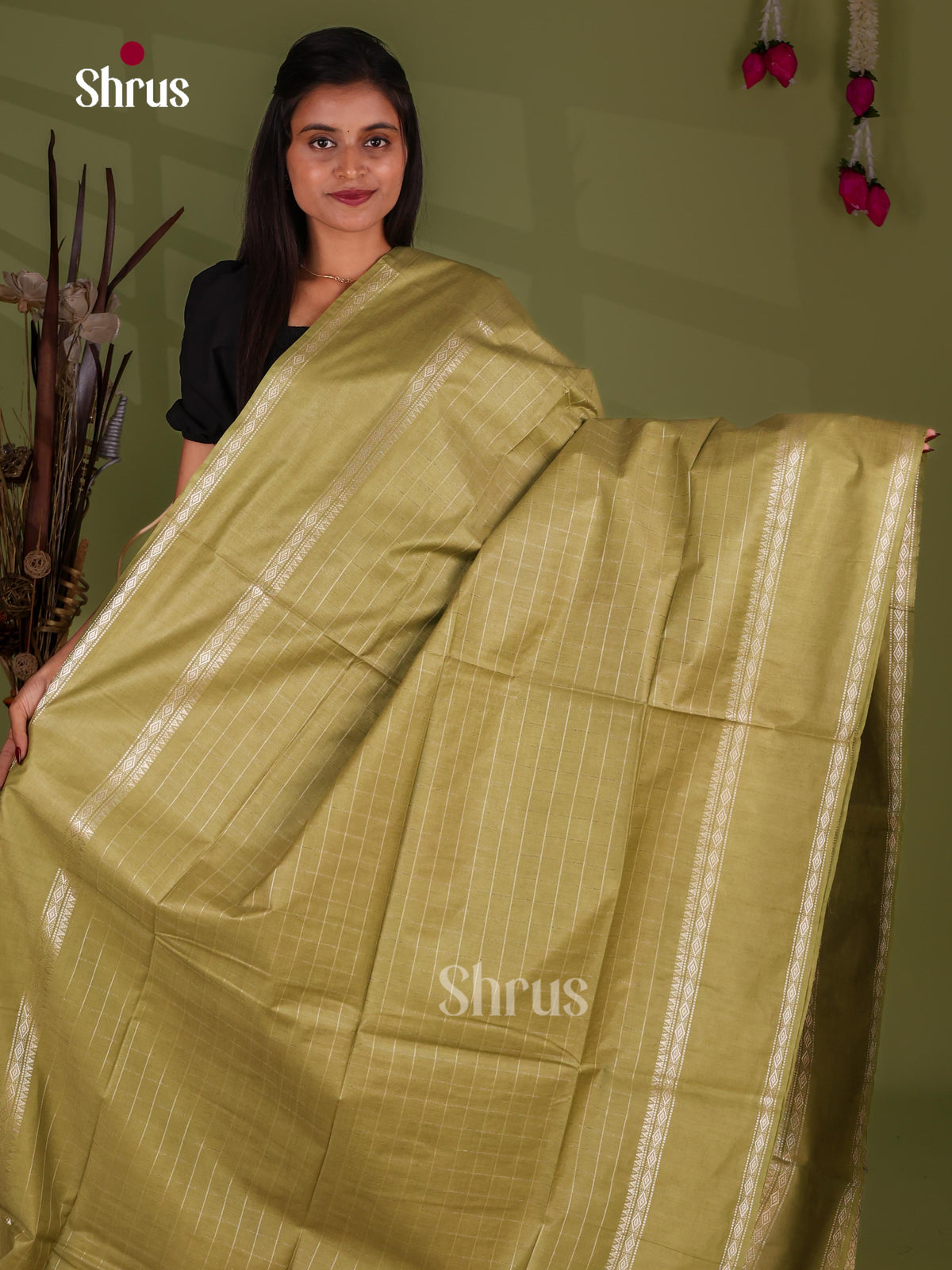 Zari Semi Tussar Saree - EJ13542