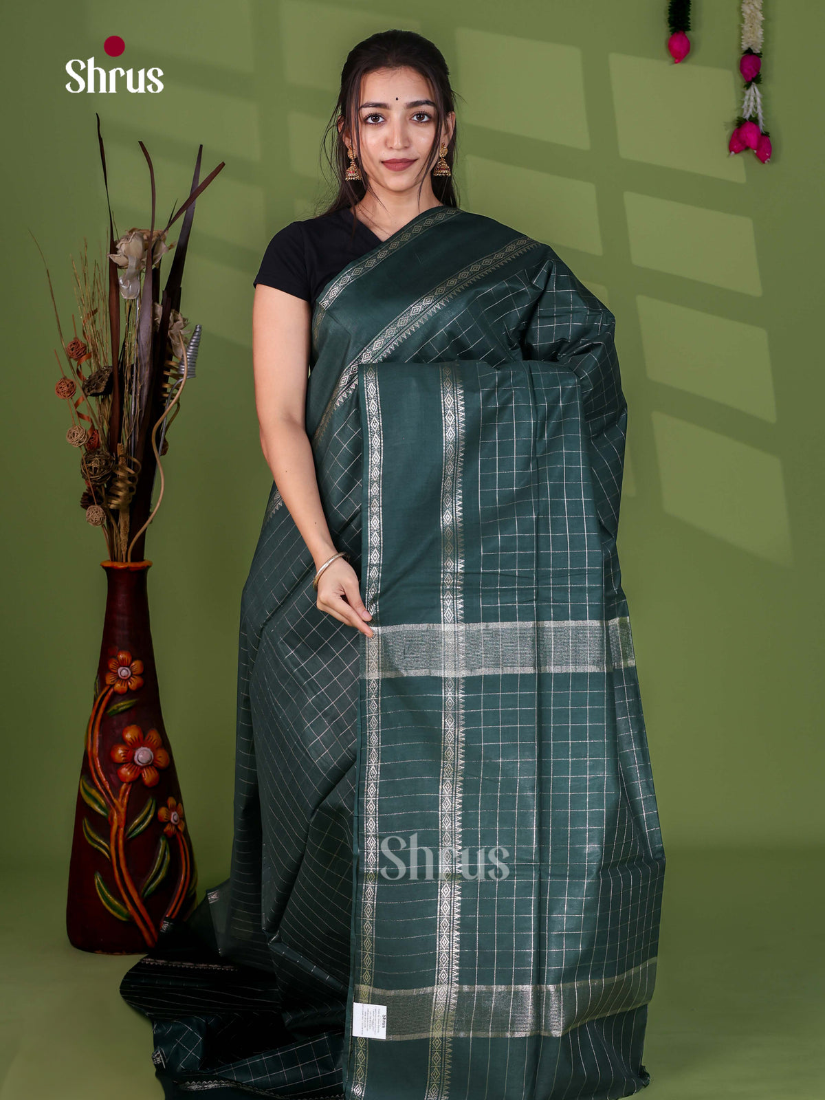 Zari Semi Tussar Saree - EJ13545