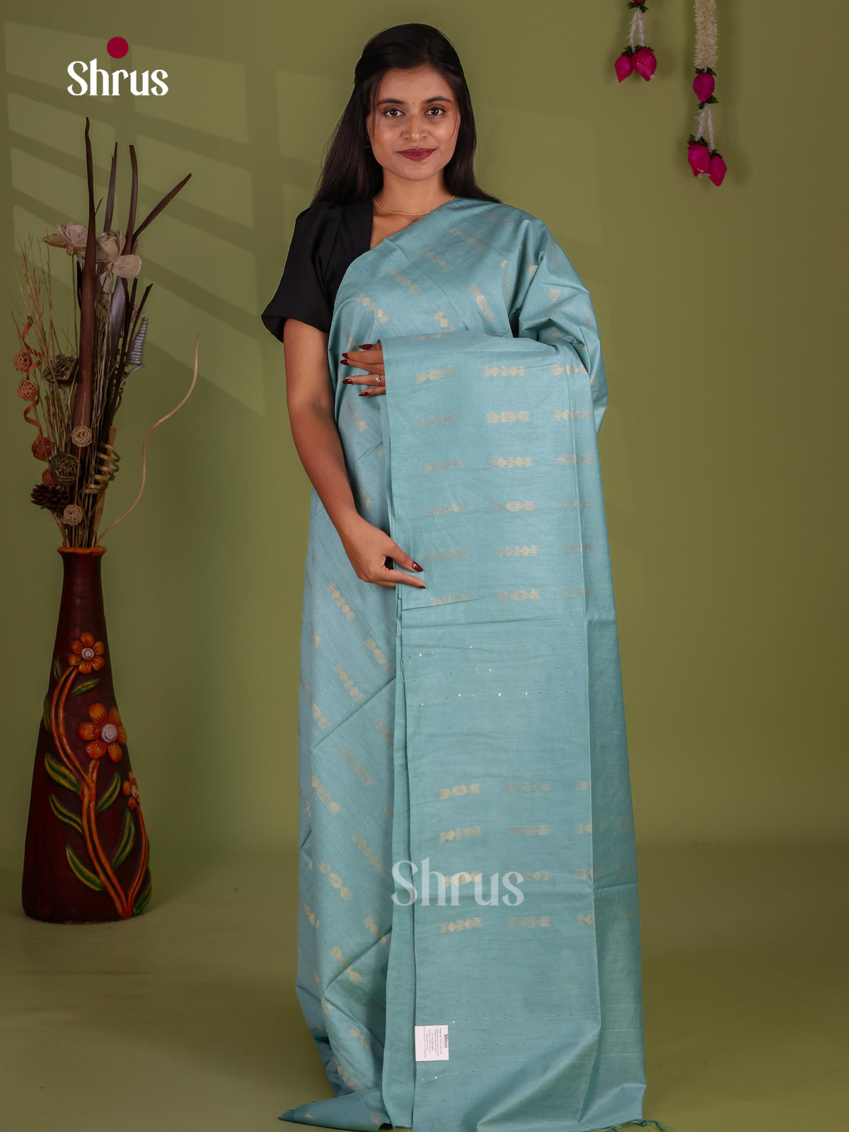 Zari Semi Tussar Saree - EJ13551