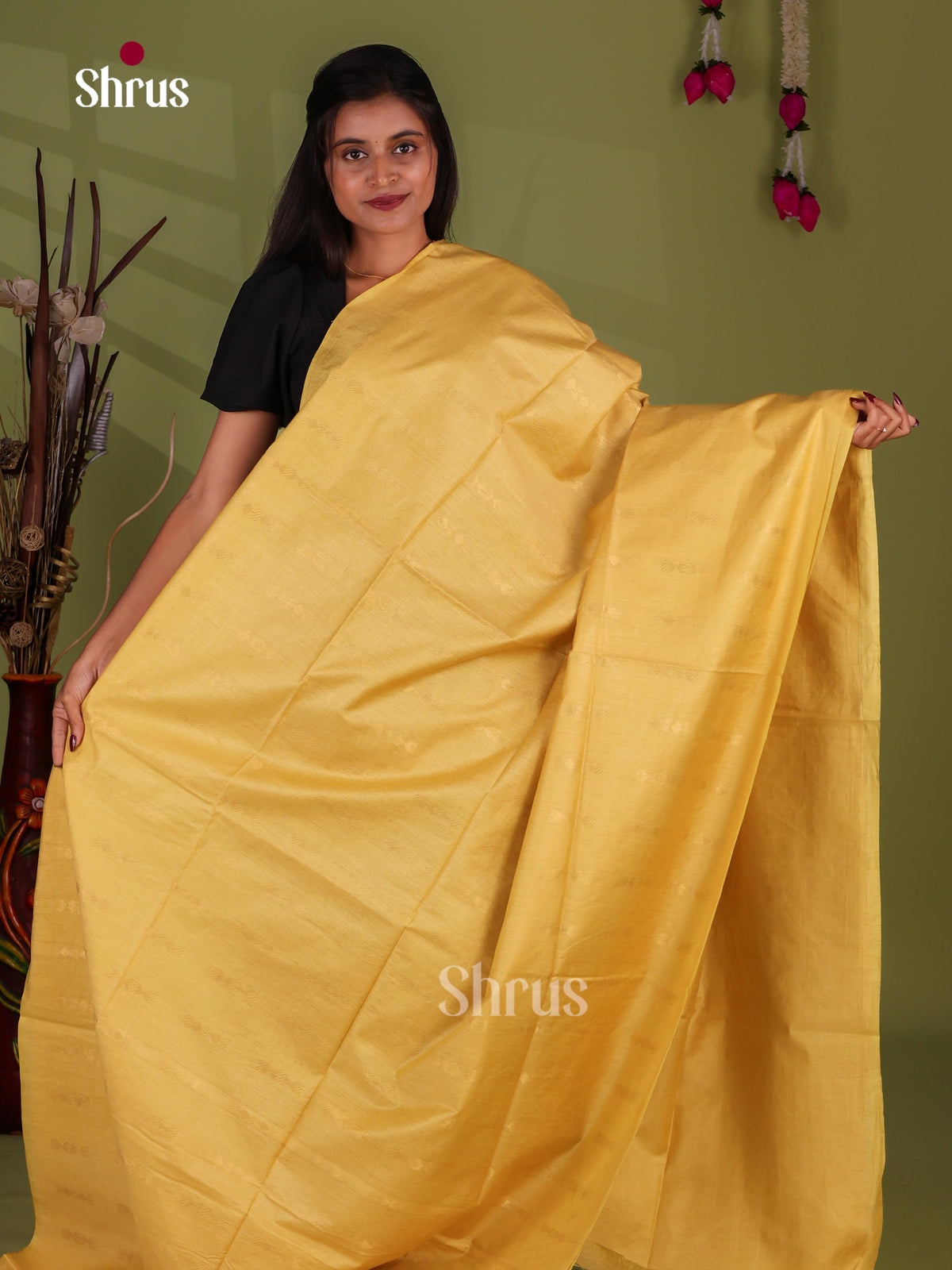 Zari Semi Tussar Saree - EJ13553