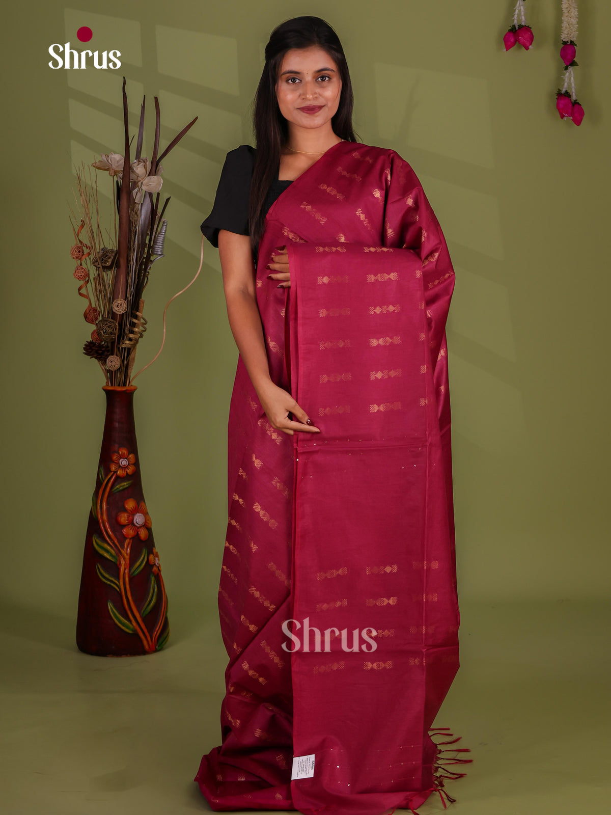 Zari Semi Tussar Saree - EJ13556