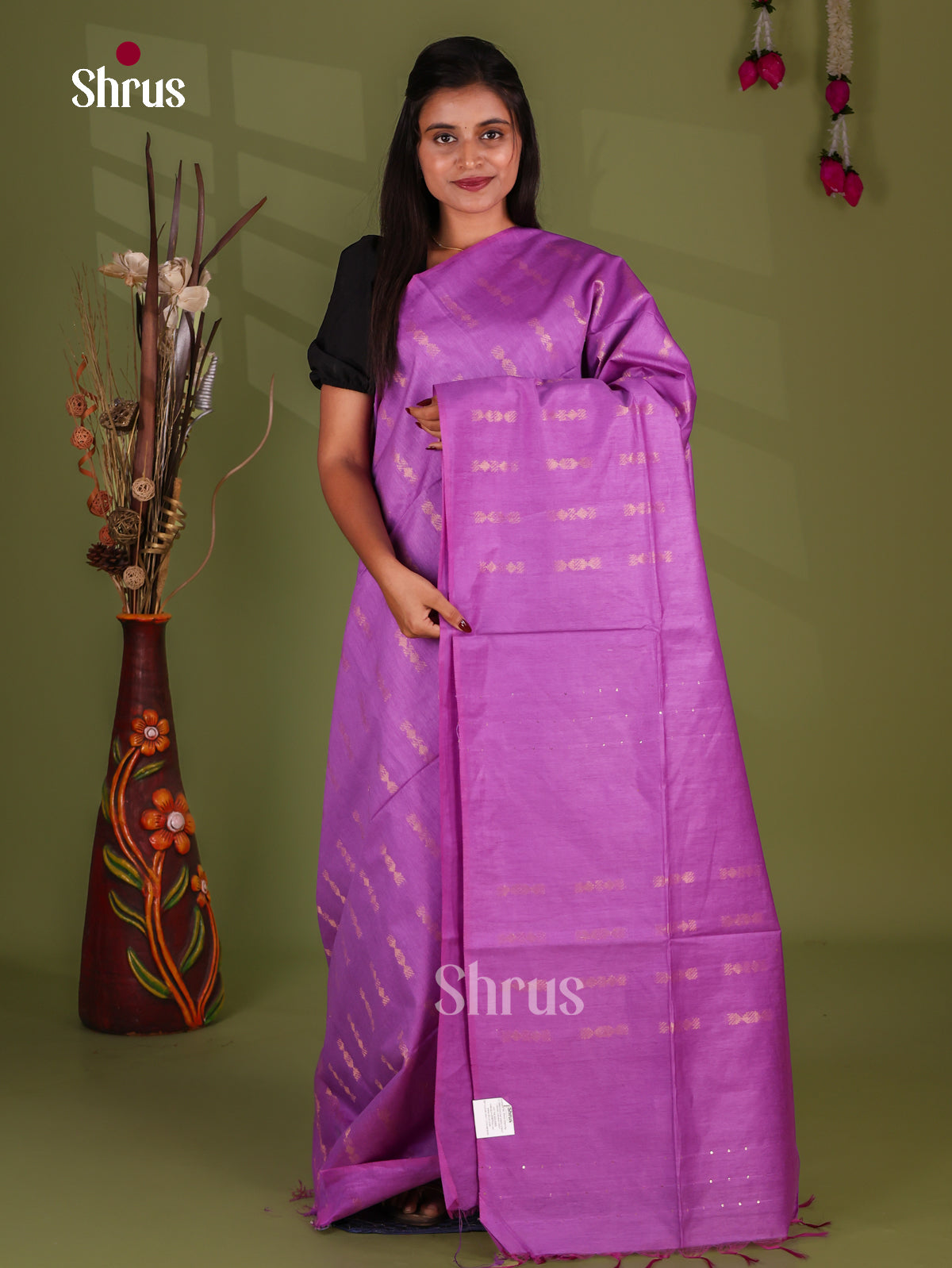 Zari Semi Tussar Saree - EJ13558