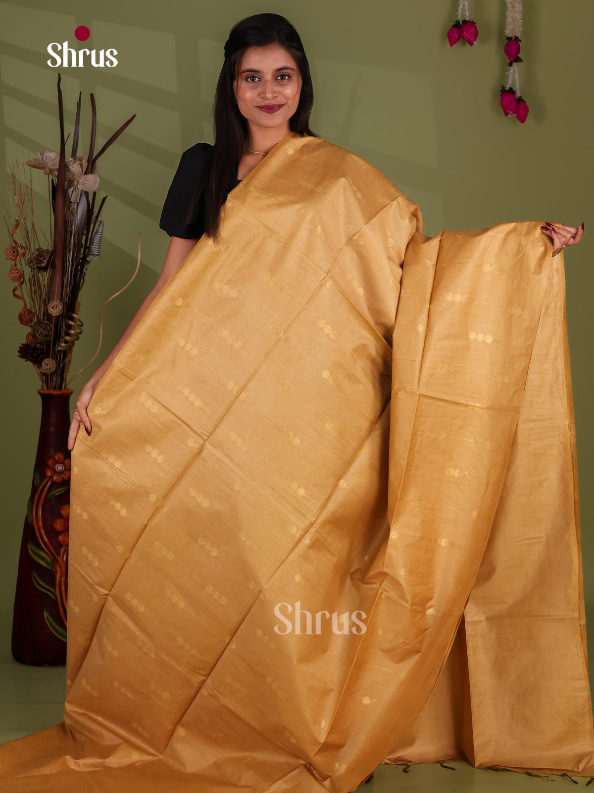 Zari Semi Tussar Saree - EJ13559
