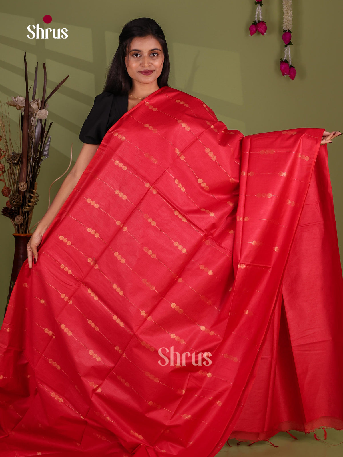 Zari Semi Tussar Saree - EJ13563