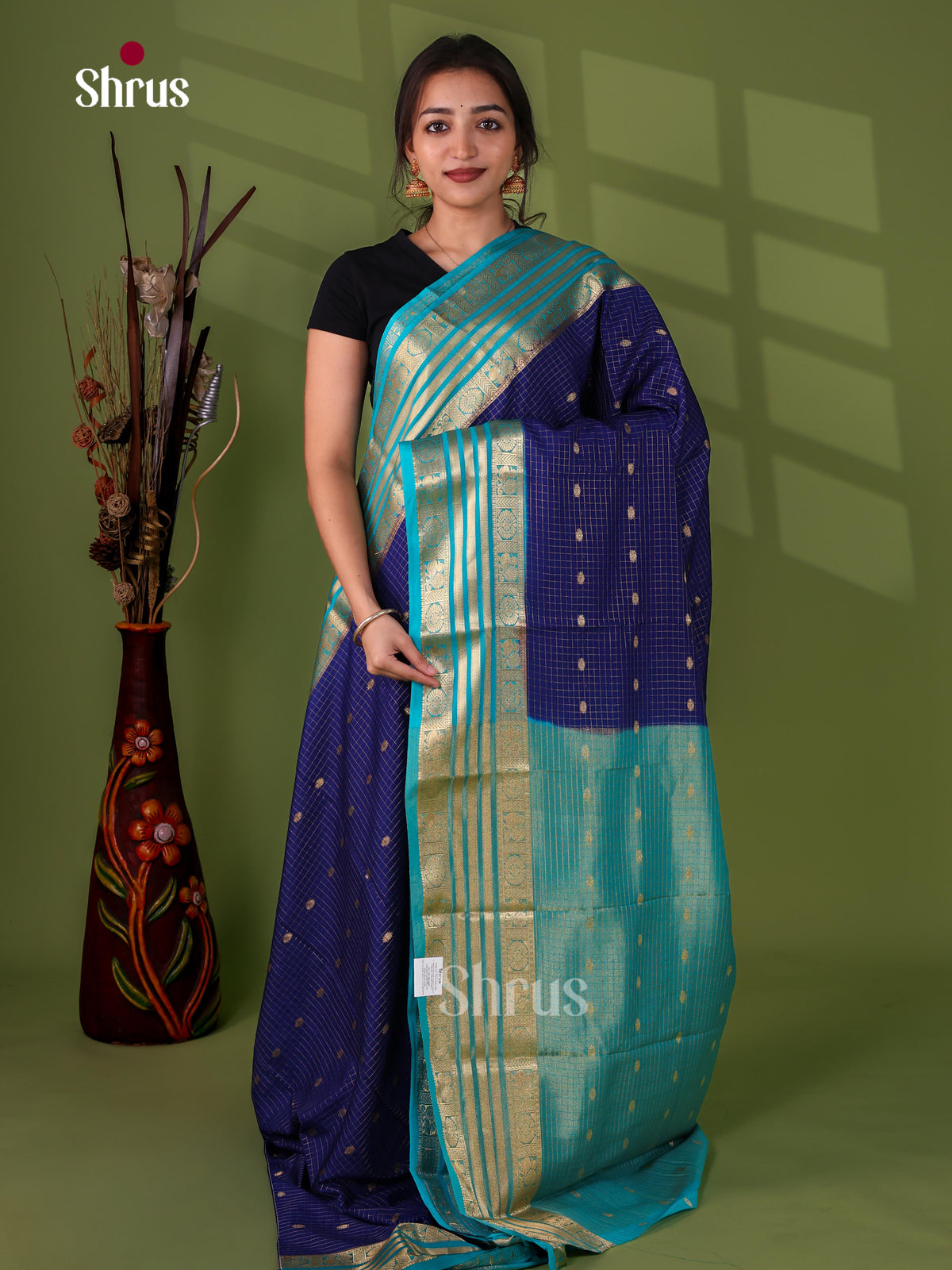 Semi Mysoresilk Saree - EJ14120