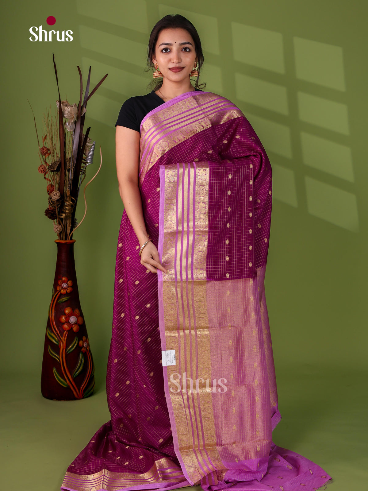 Semi Mysoresilk Saree - EJ14128