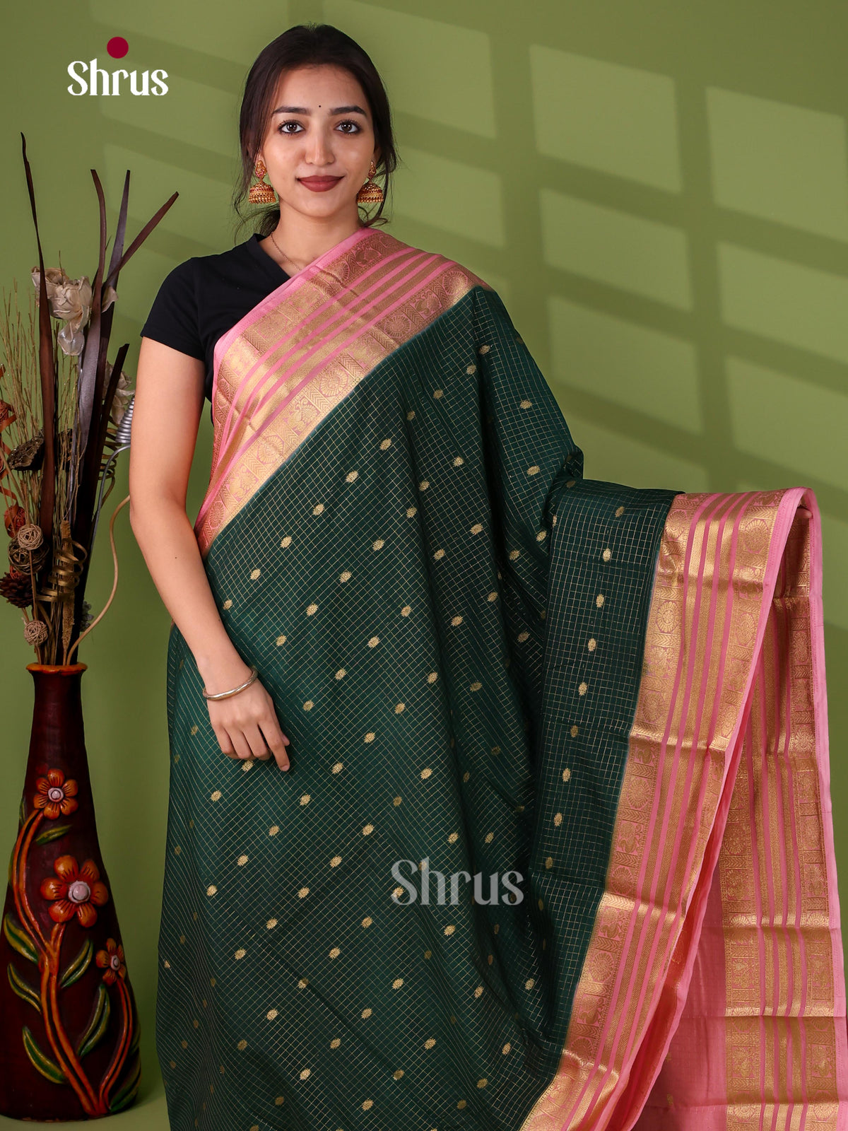 Semi Mysoresilk Saree - EJ14130