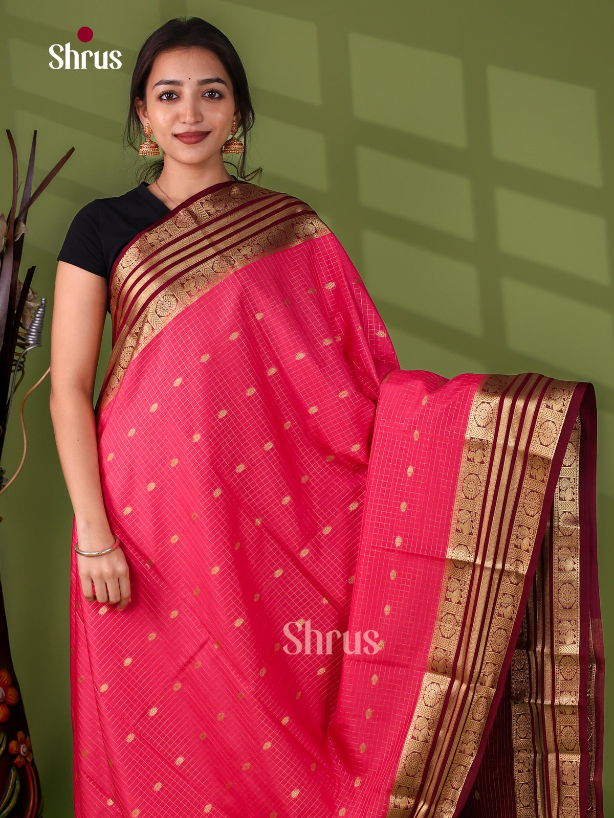 Semi Mysoresilk Saree - EJ14131