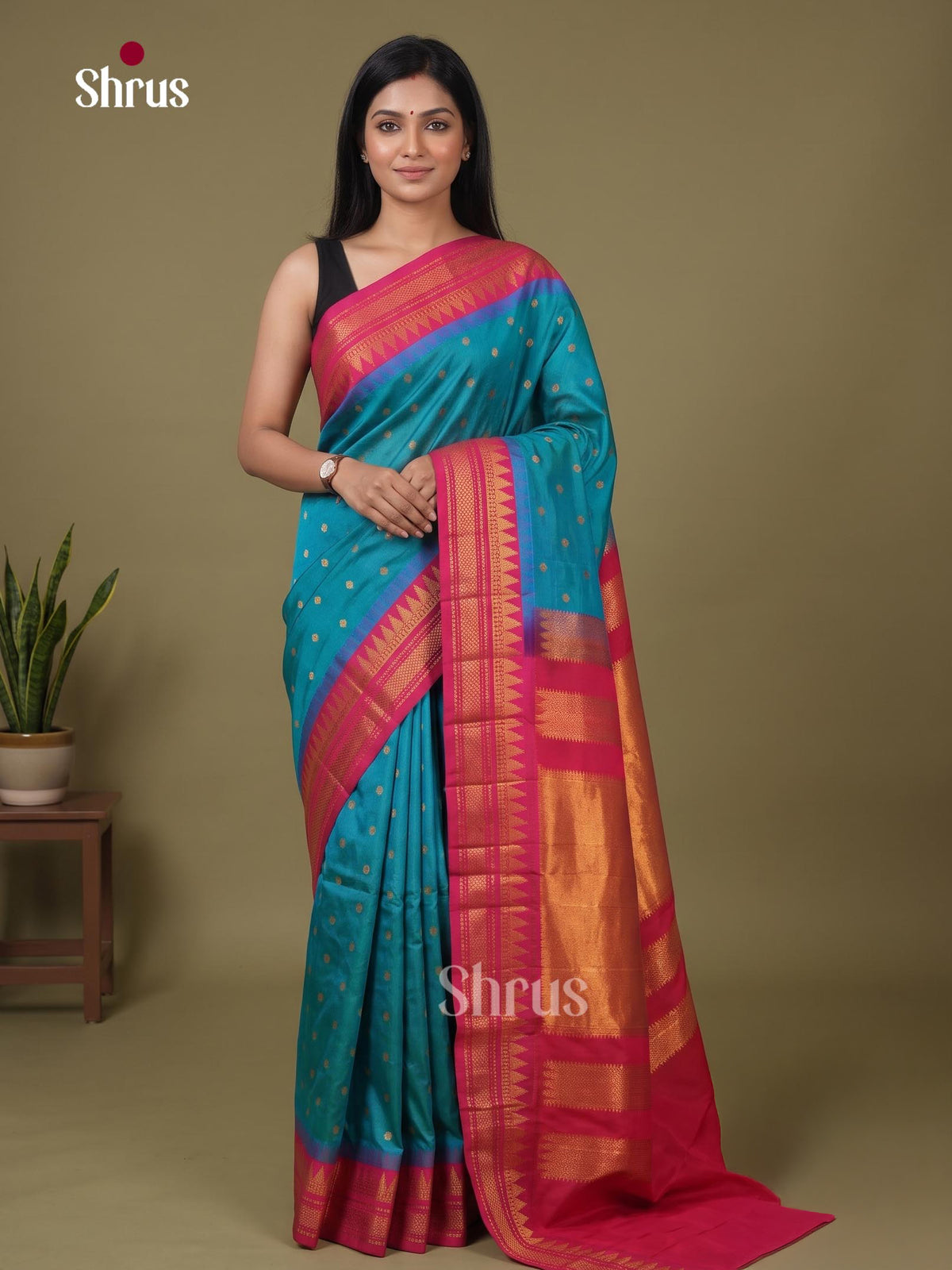 Semi Paithani Saree - EJ14137