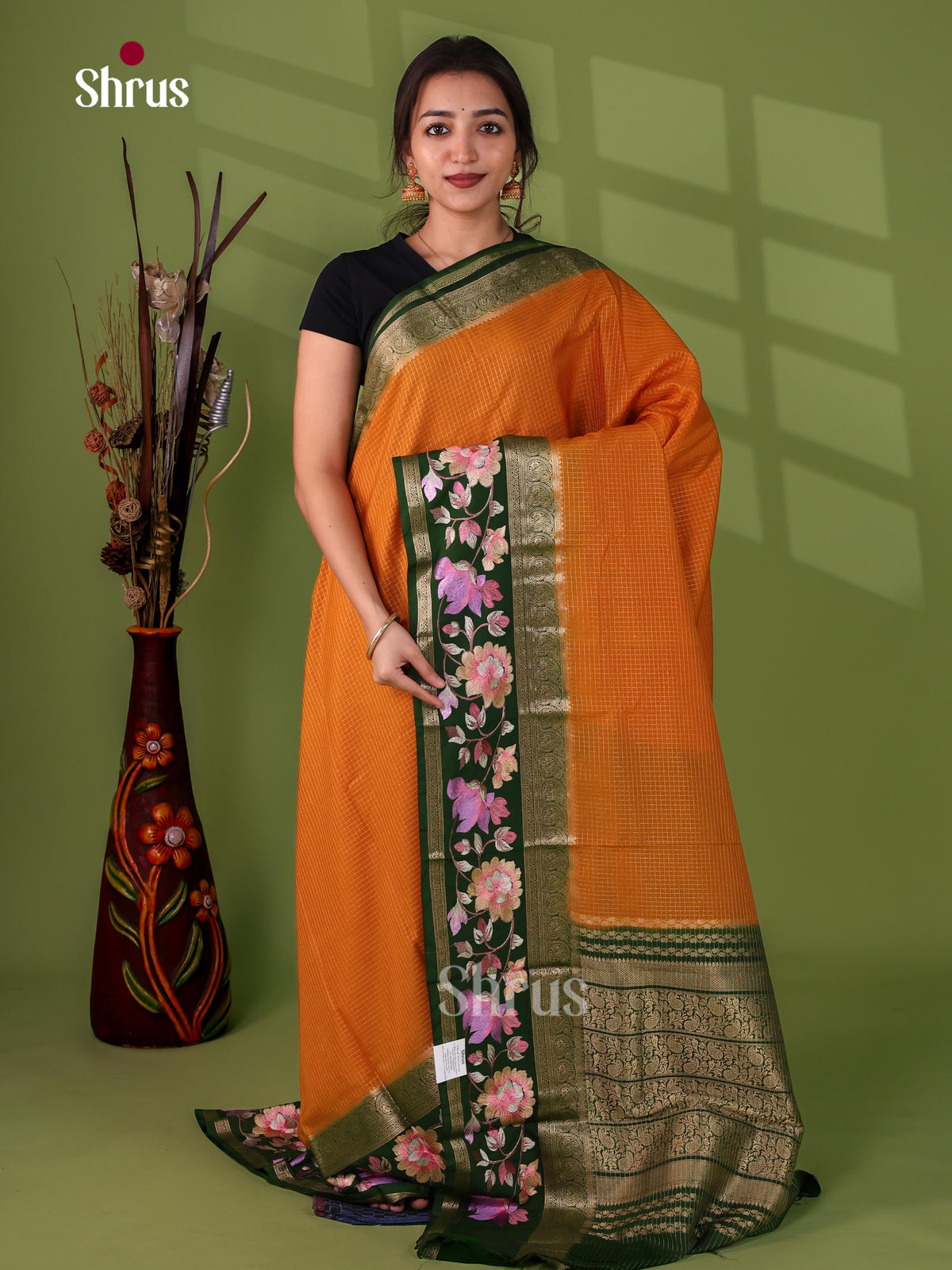 Semi Mysoresilk Saree - EJ14211