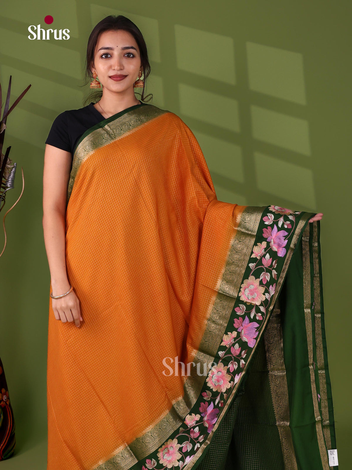 Semi Mysoresilk Saree - EJ14211