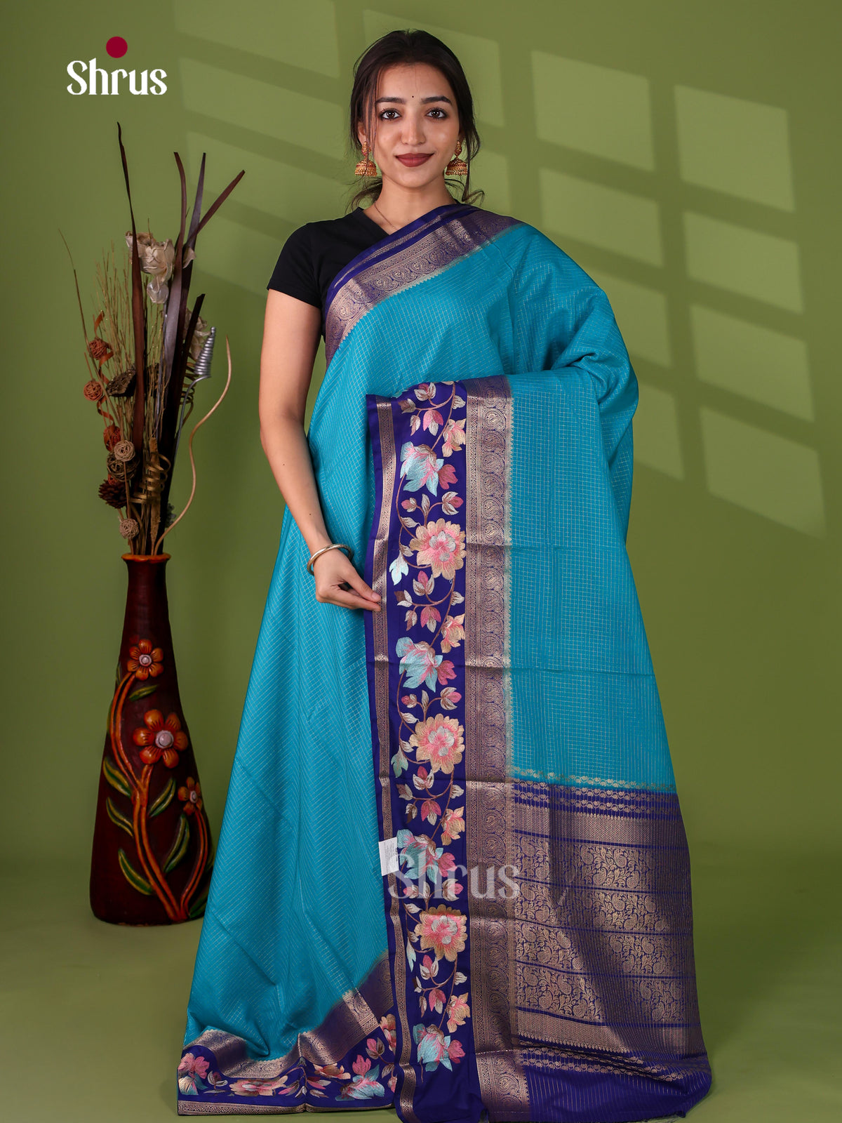 Semi Mysoresilk Saree - EJ14212
