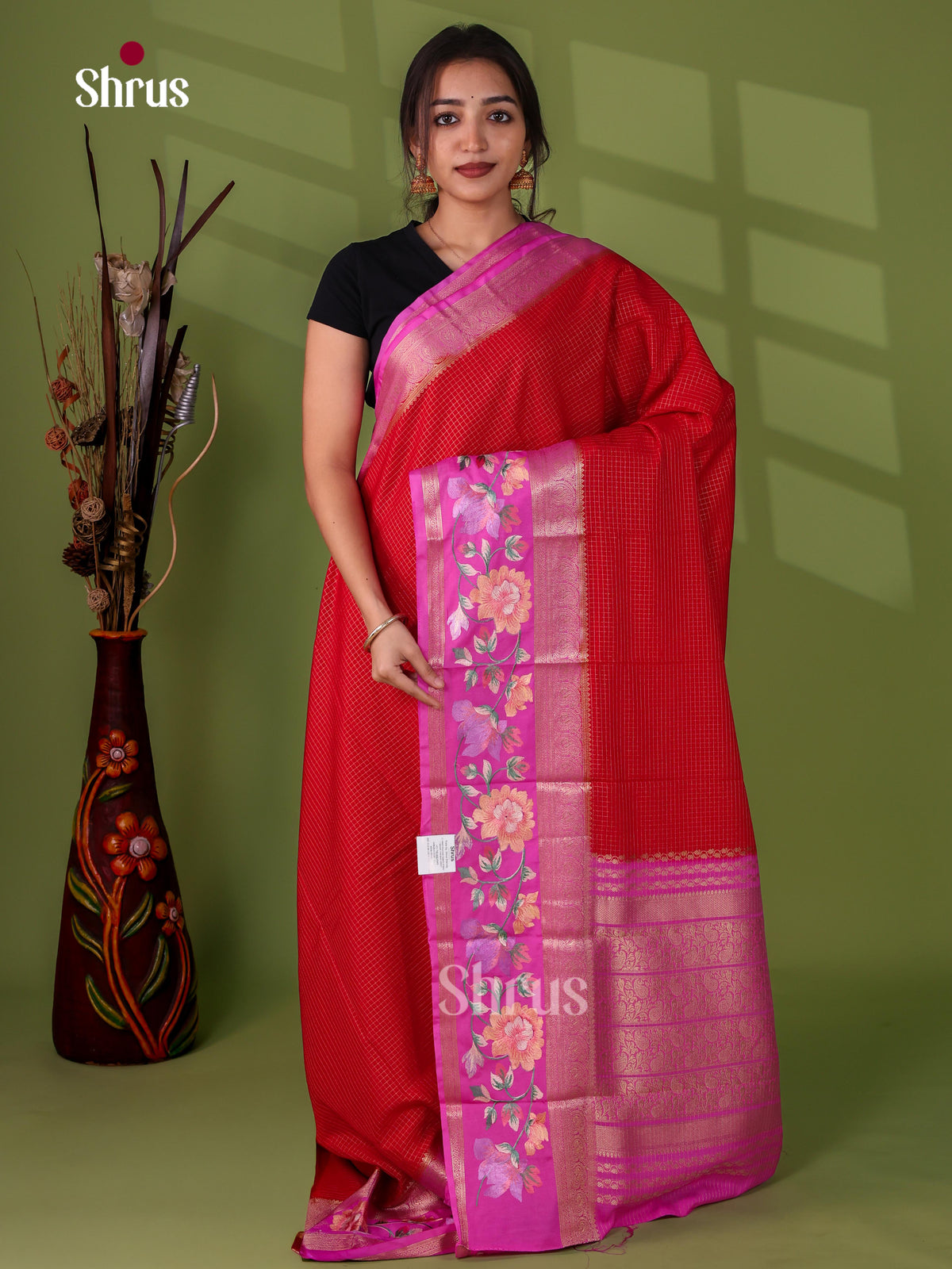Semi Mysoresilk Saree - EJ14220