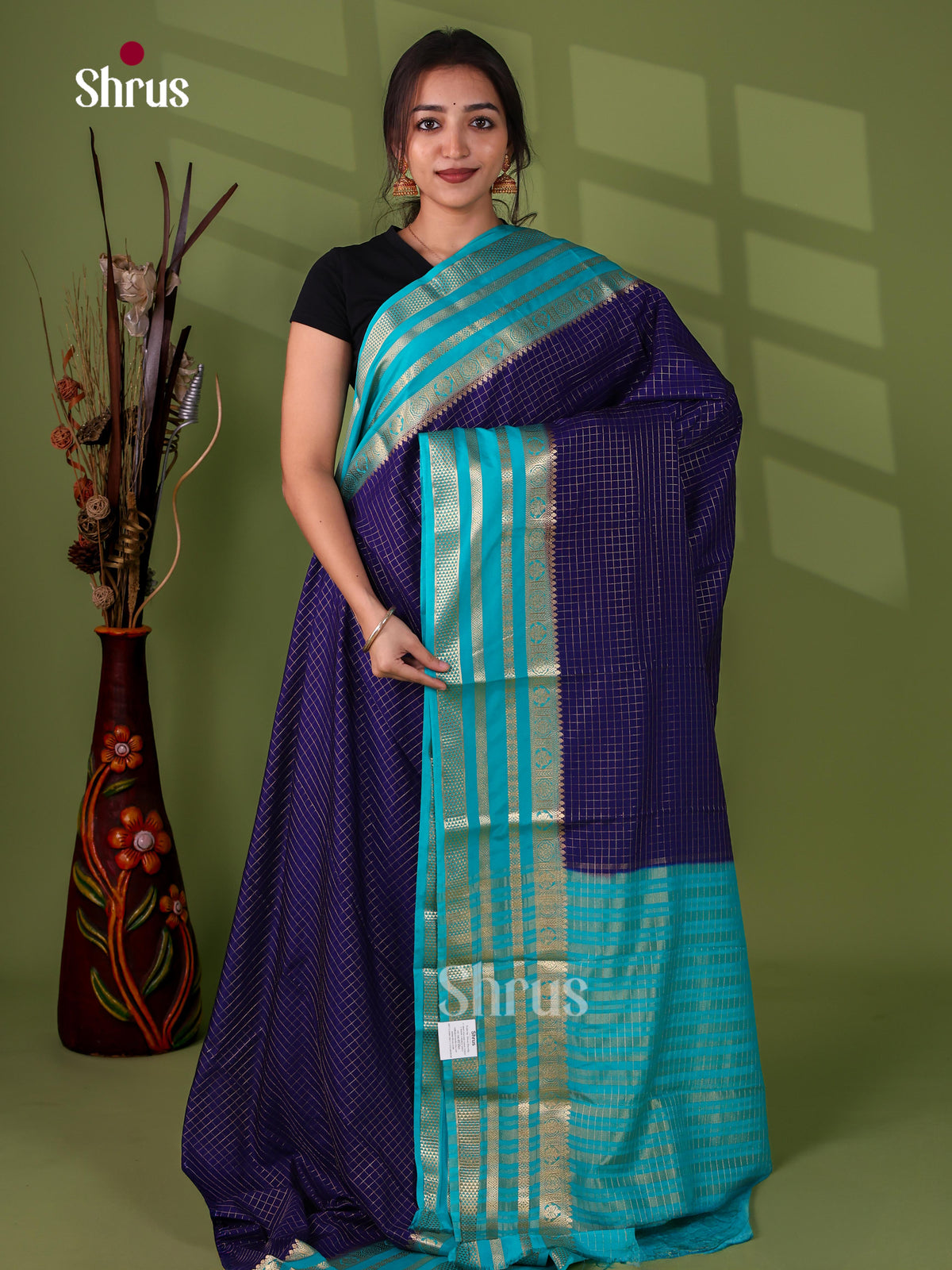 Semi Mysoresilk Saree - EJ14229