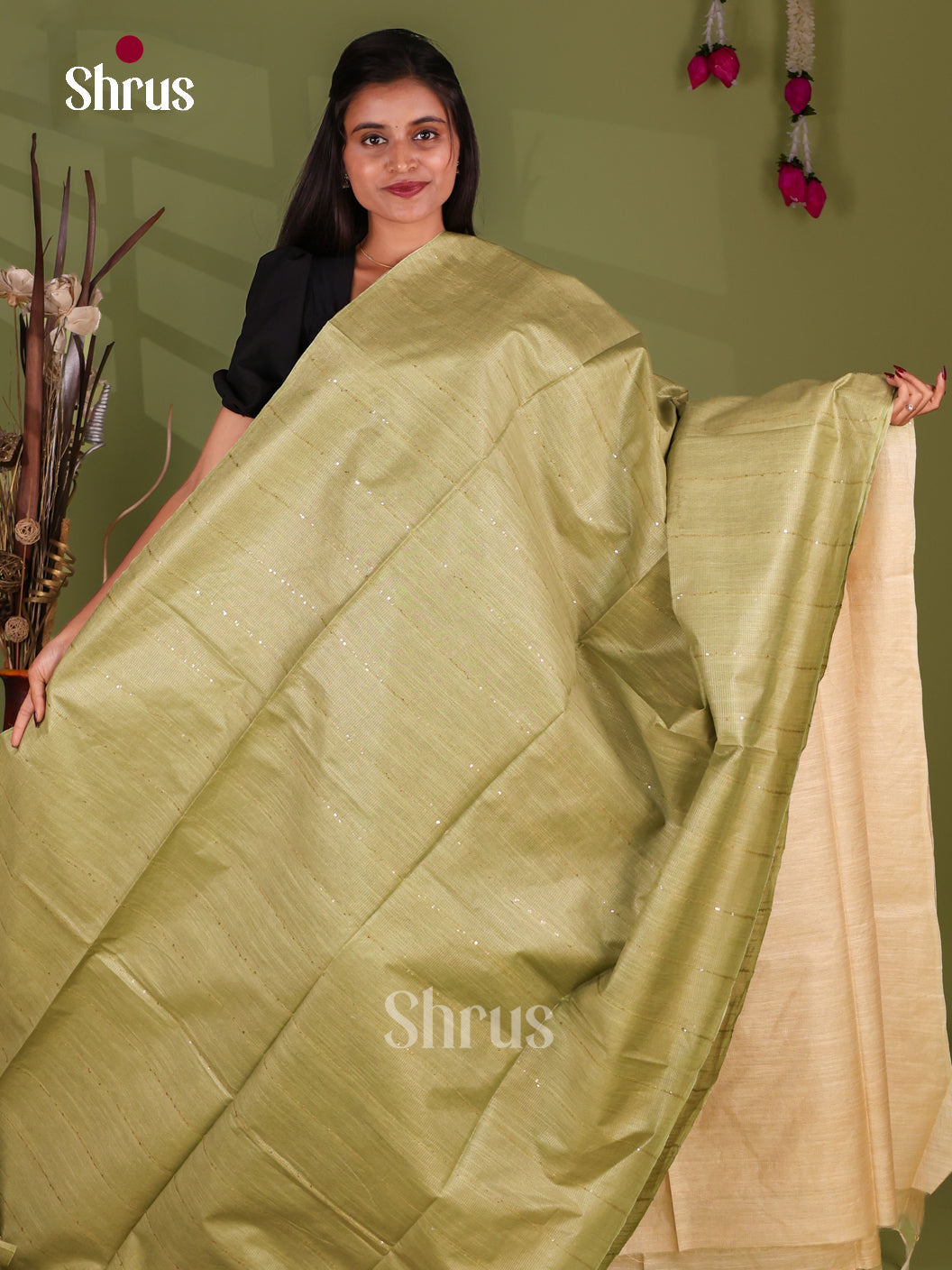 Zari Semi Tussar Saree - EJ14344