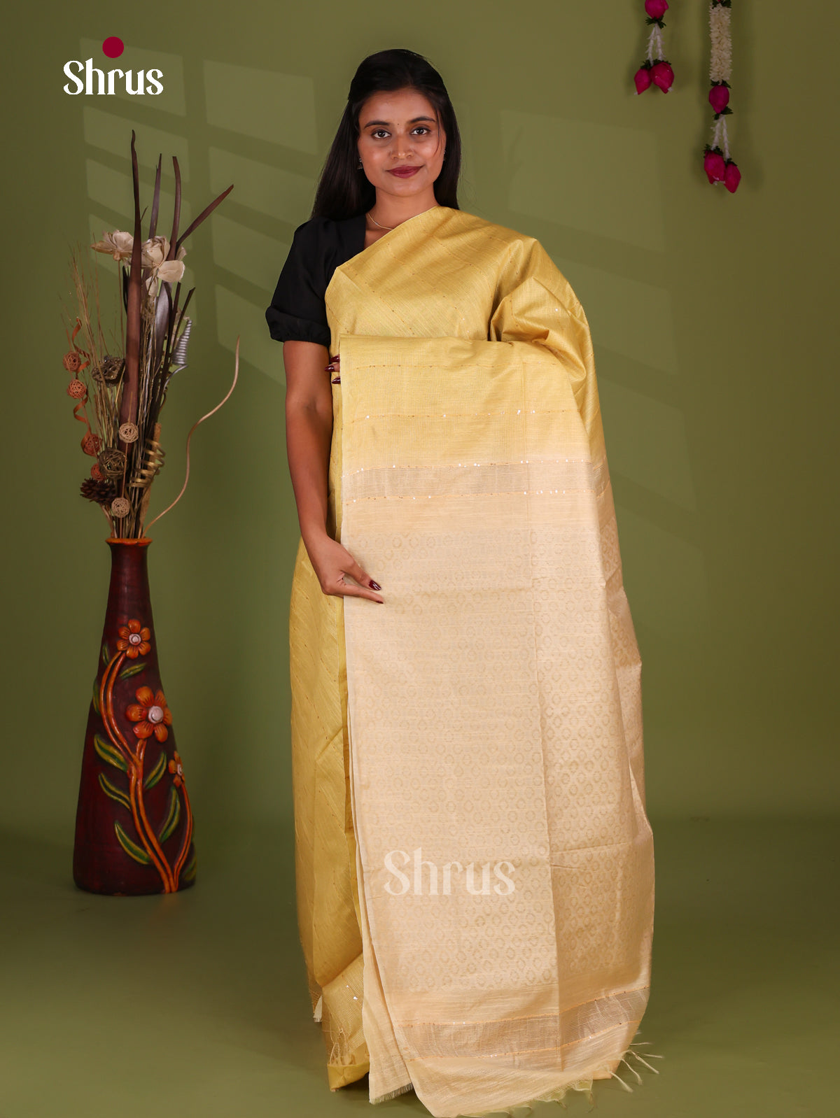 Zari Semi Tussar Saree - EJ14345