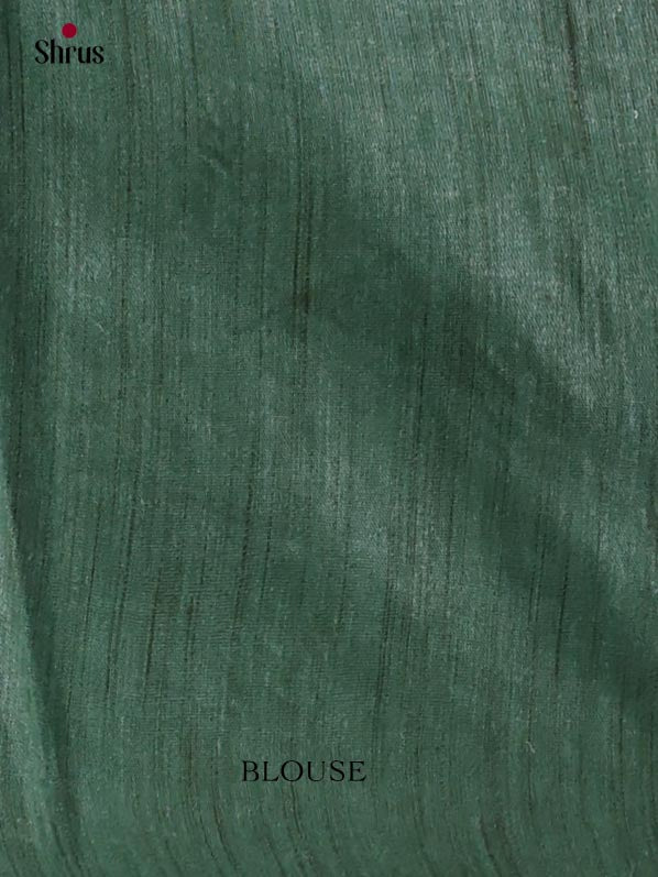 Semi Tussar Applique Saree - EJ15253