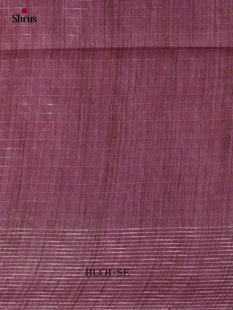Semi Tussar Applique Saree - EJ15295