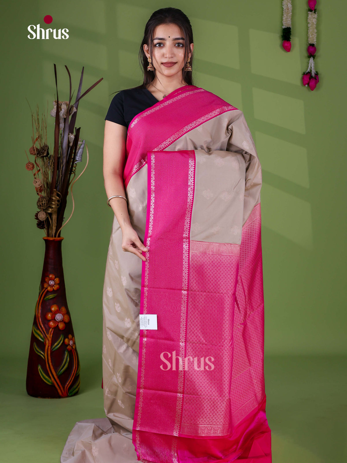 Semi Kanchipuram Saree - EJ15355