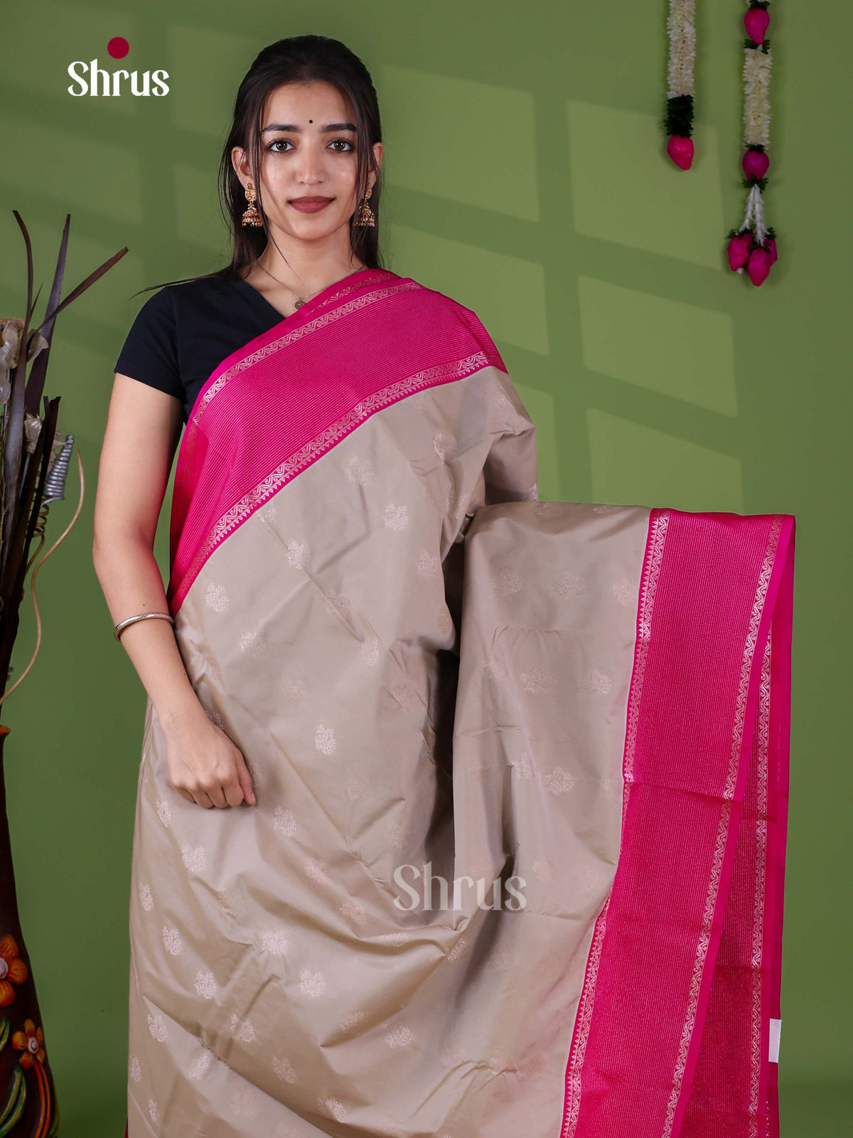 Semi Kanchipuram Saree - EJ15355