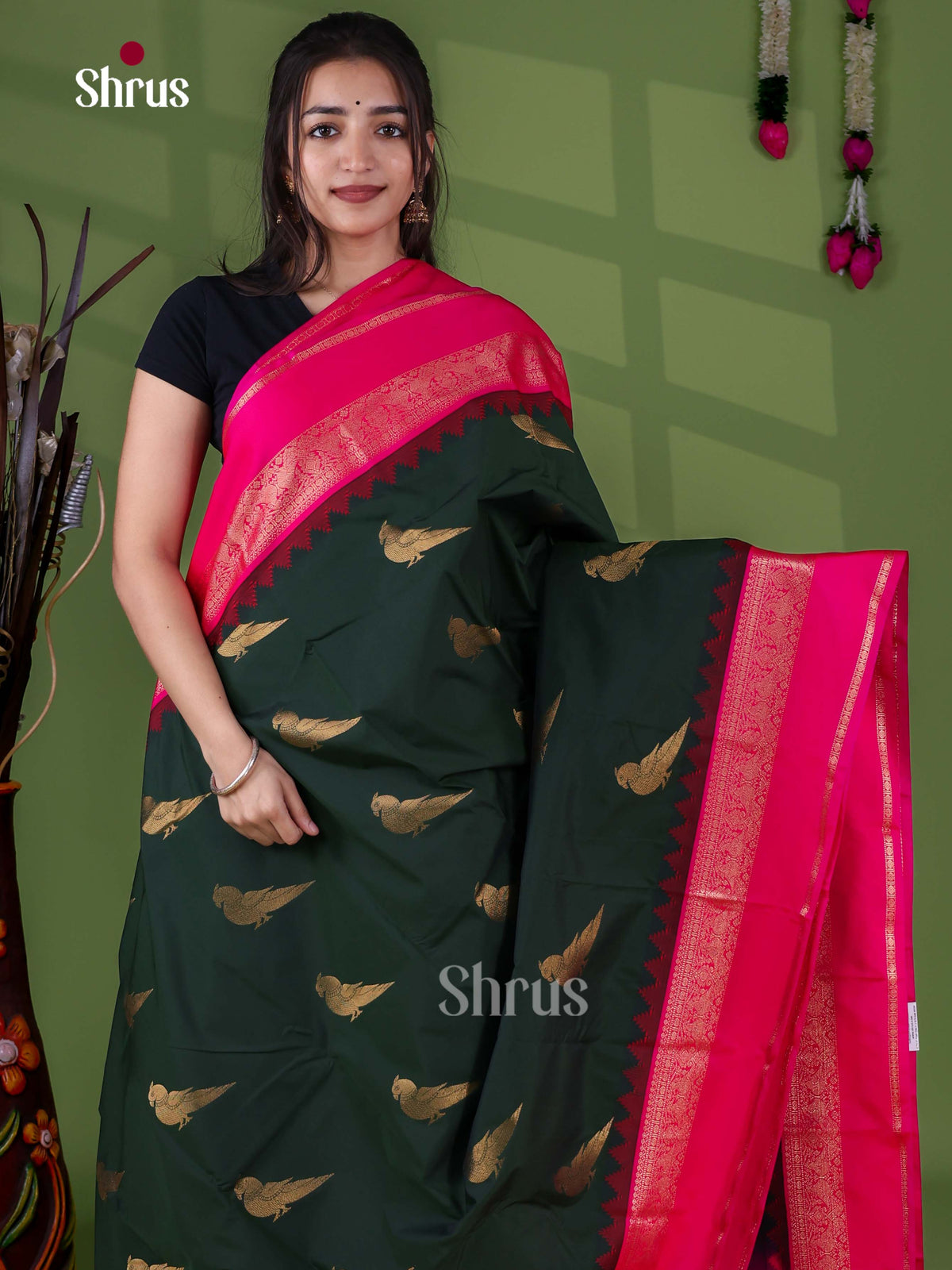 Semi Kanchipuram Saree - EJ15372