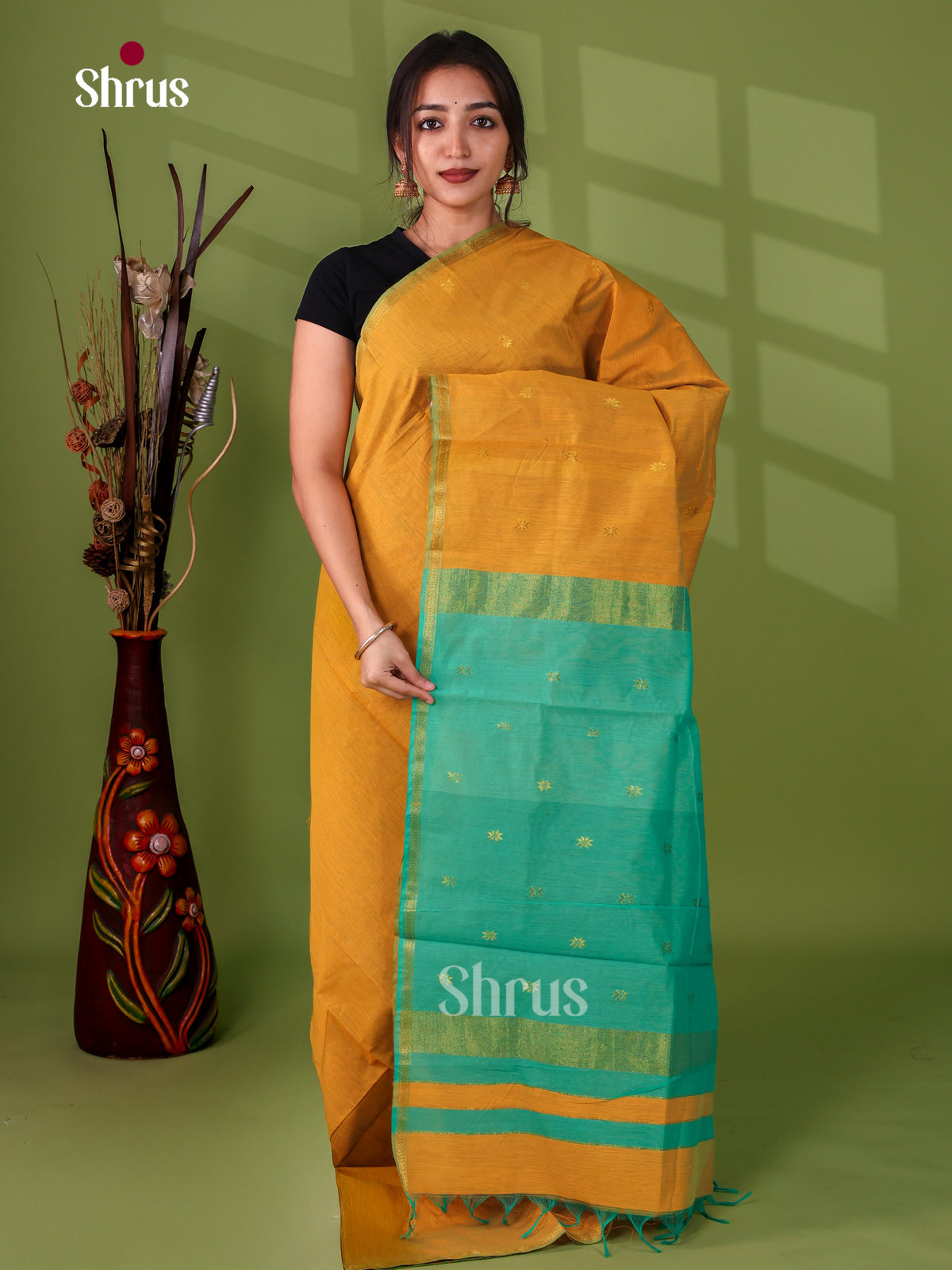 Semi Maheshwari Saree - EJ15487