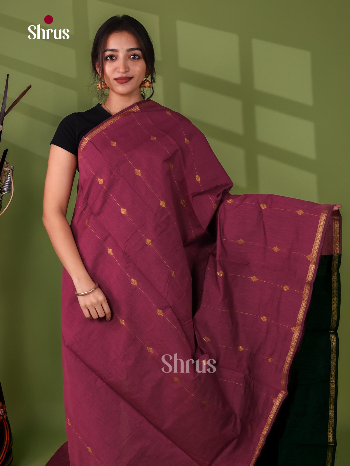 Semi Maheshwari Saree - EJ15491