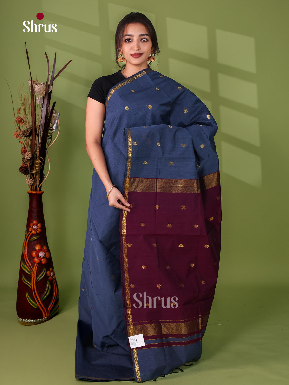 Semi Maheshwari Saree - EJ15501