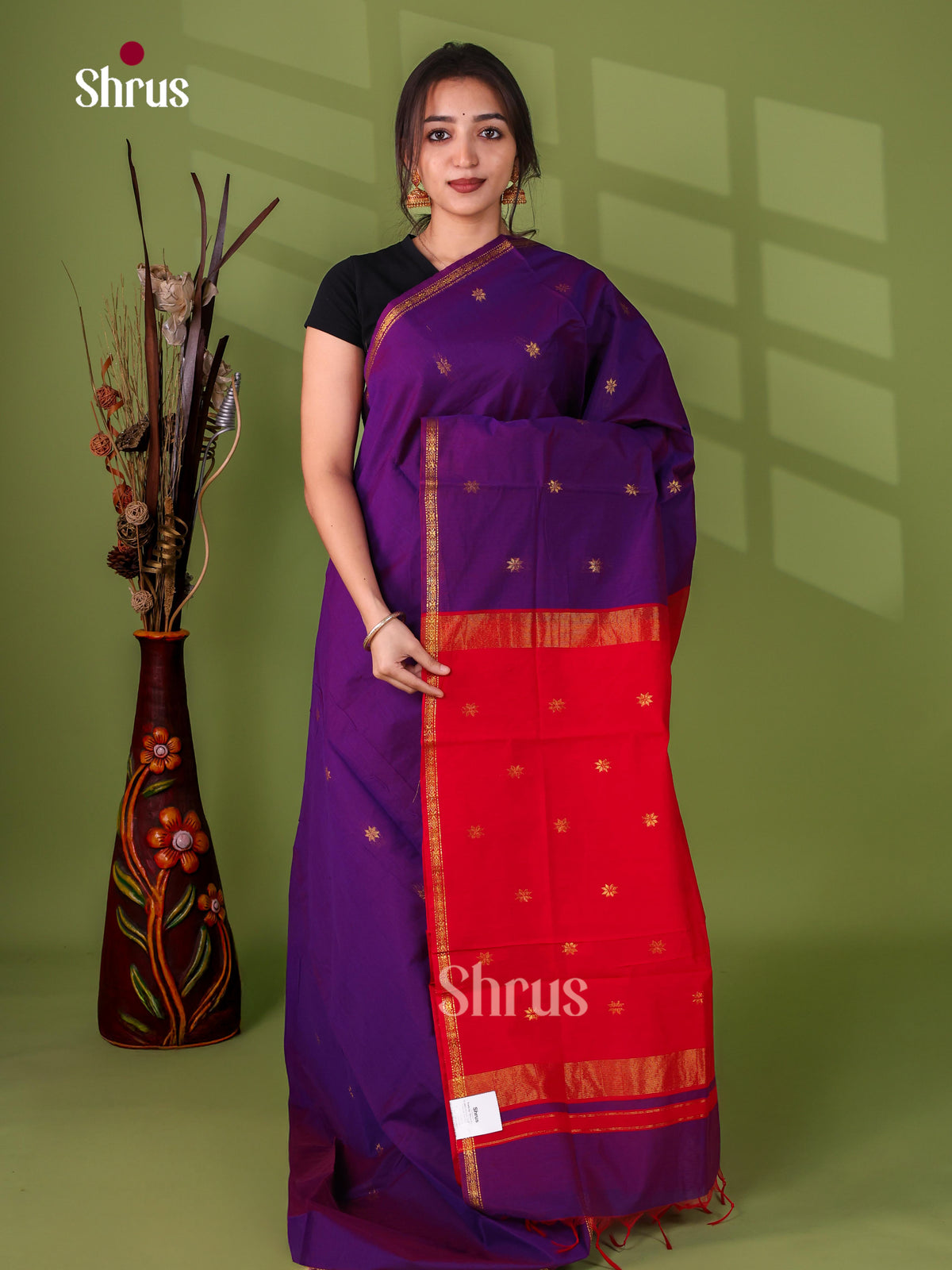 Semi Maheshwari Saree - EJ15502